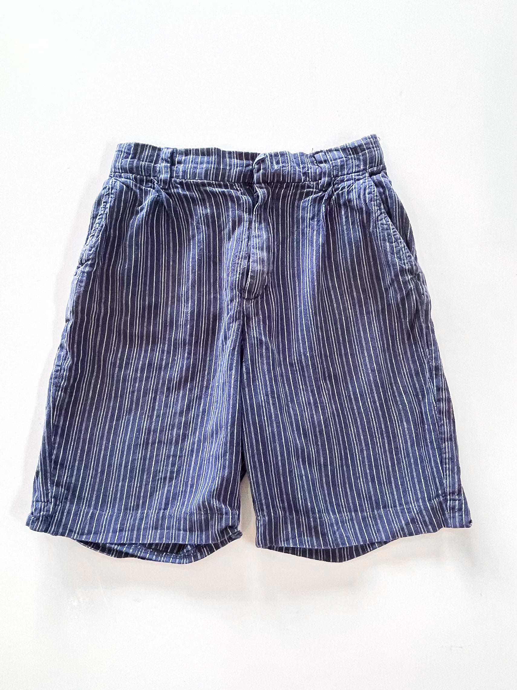 H&M striped linen blend shorts (8y)