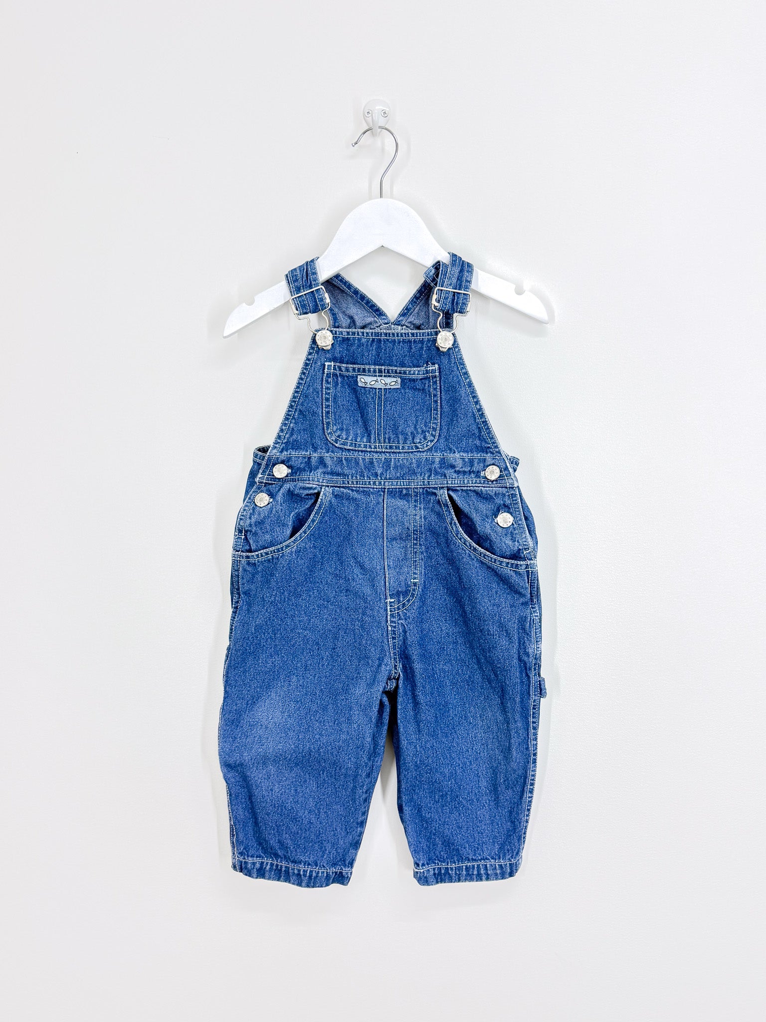 Prenatal denim overalls (6-9m)