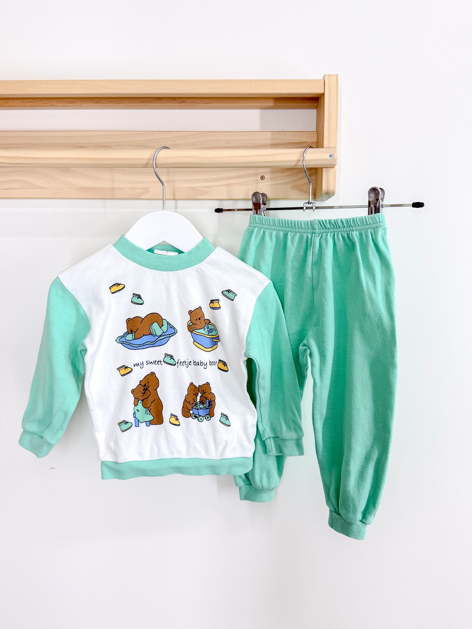 Vintage Feetje tee + leggings set '90s (18m)