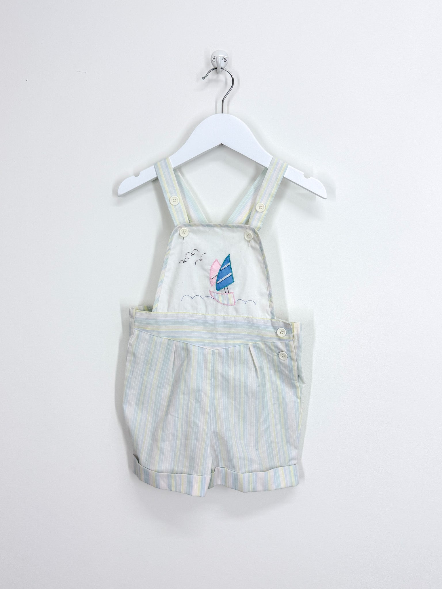 Vintage Bellbird sail romper (2y)