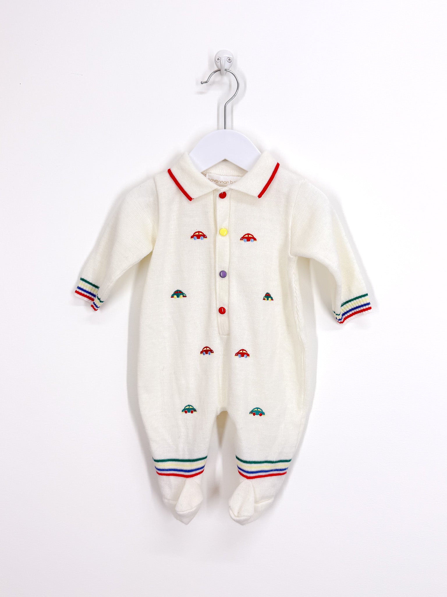 Vintage Savannah Baby knit romper '90s (6m)