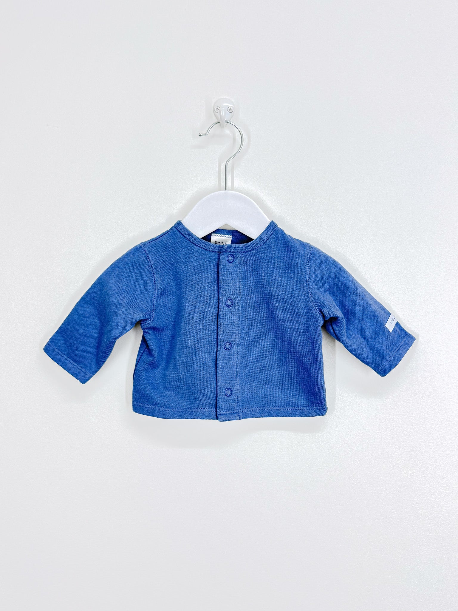 Vintage Gap fleece cotton cardigan '00 (0-3m)