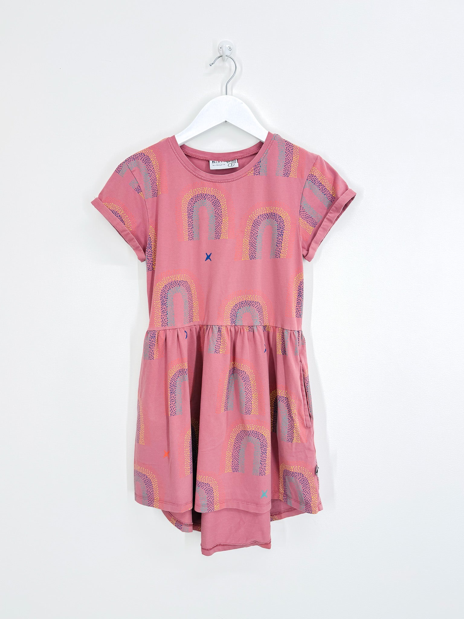 Minti rainbow dress (7y)