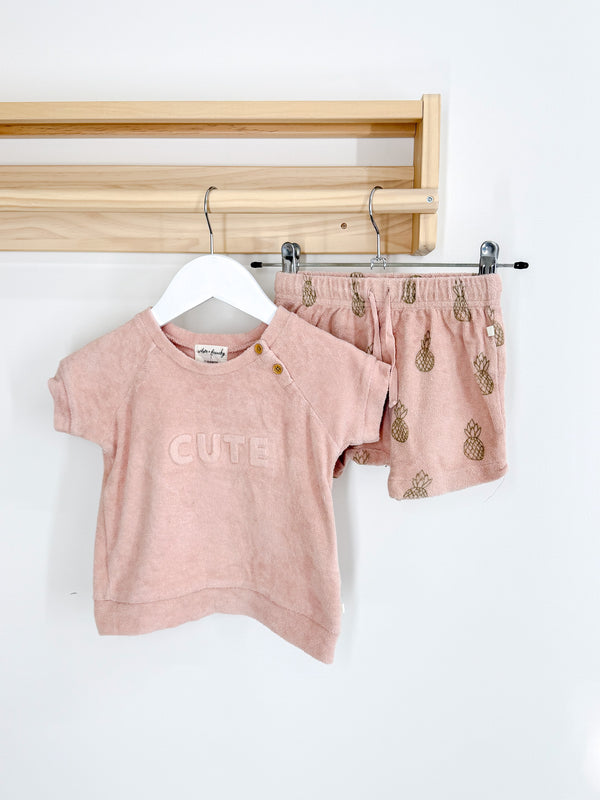 Wilson & Frenchy organic terry set (12-18m)