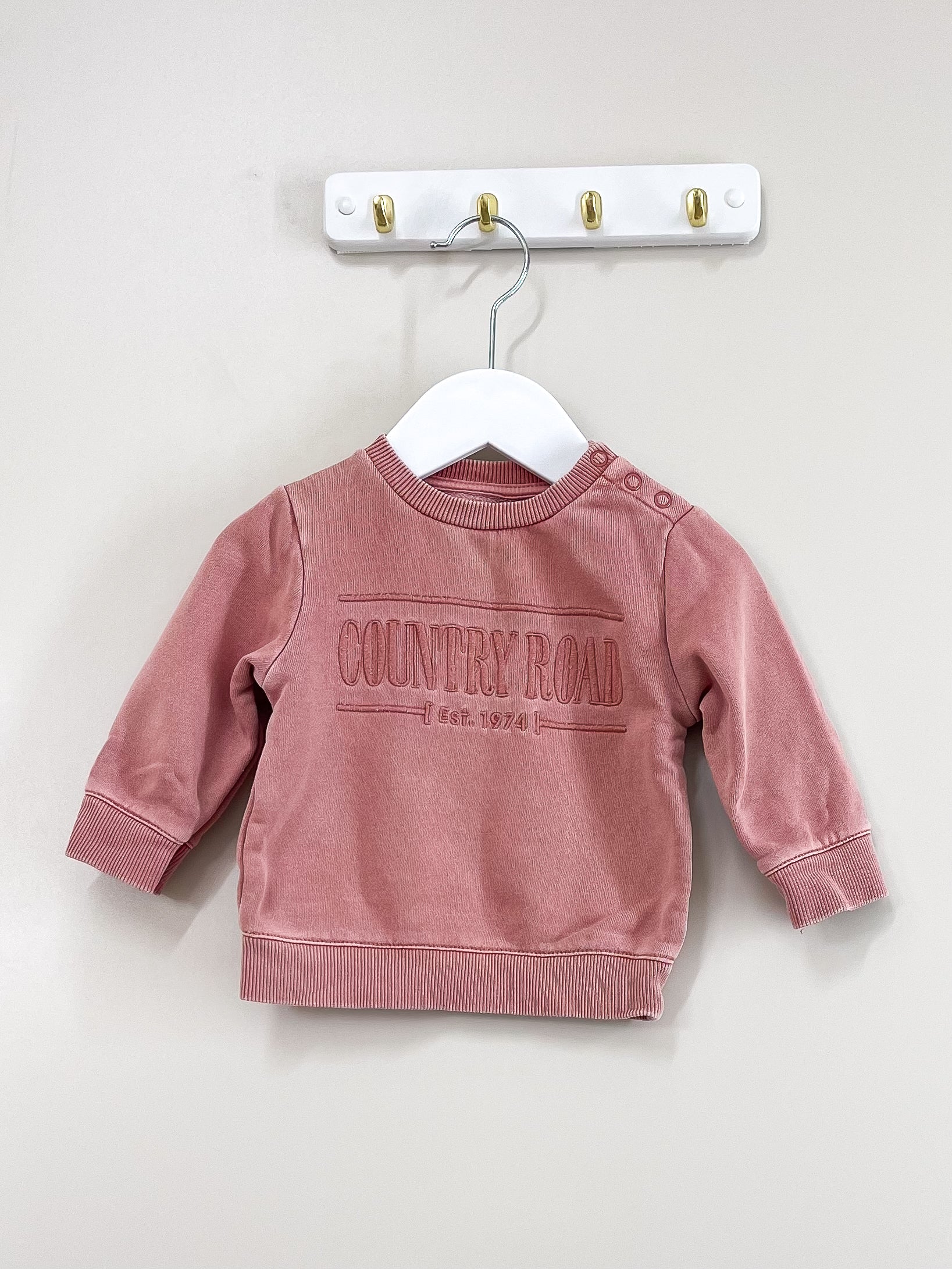 Country Road heritage crew sweatshirt (3-6m)