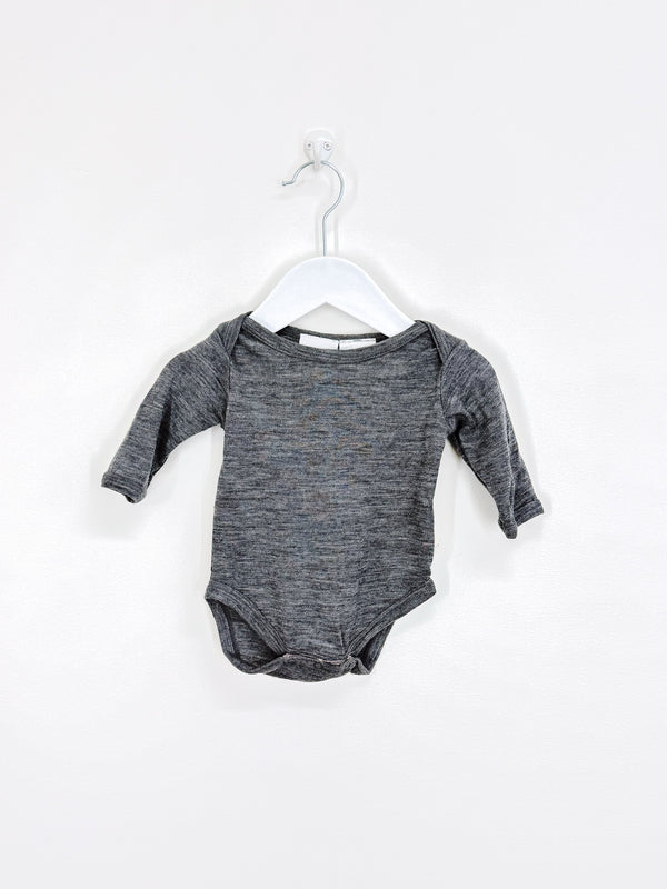 Young Originals merino bodysuit - grey (0-3m)