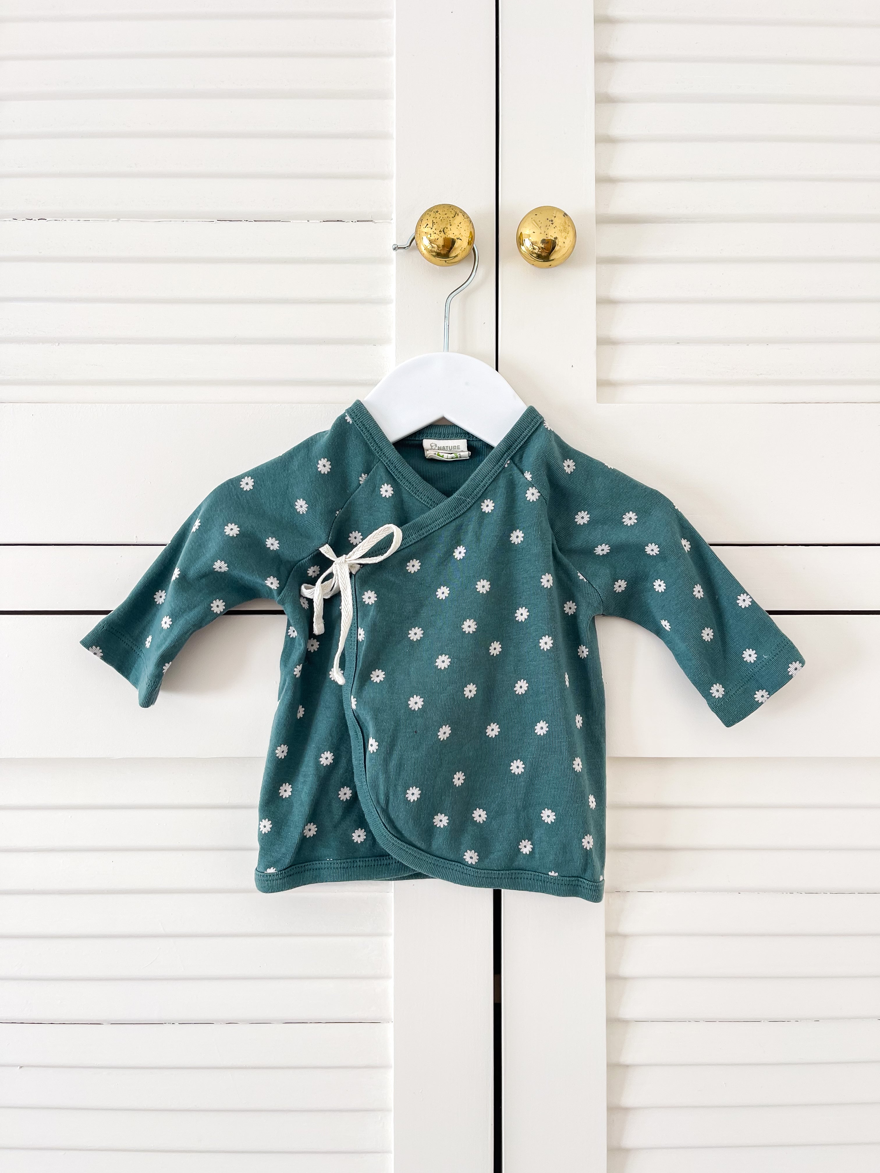 Nature Baby organic kimono top - chamomile (3-6m)