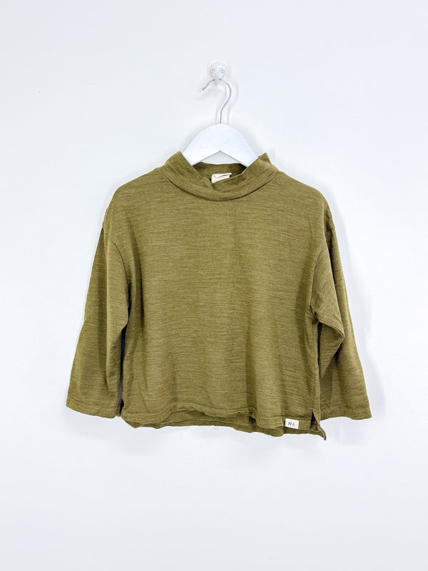Nature Baby merino long sleeve tee (5y)
