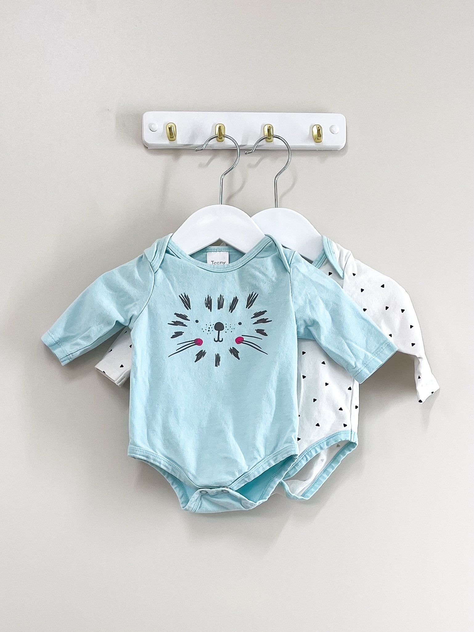 Teeny Weeny 2 pack bodysuit bundle (0-3m)
