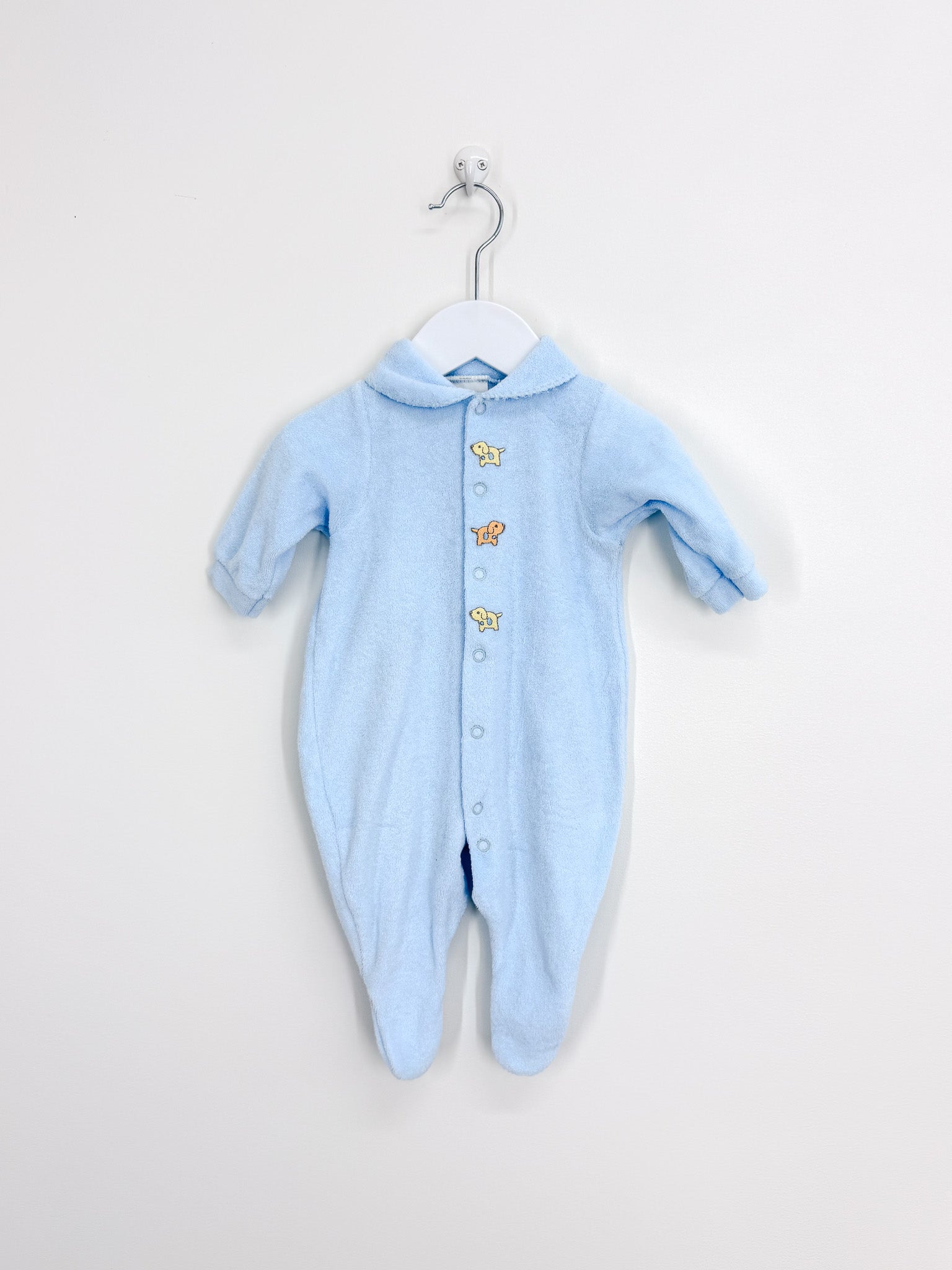 BNWOT Vintage Carters terry sleeper onesie '90s (0-3m)