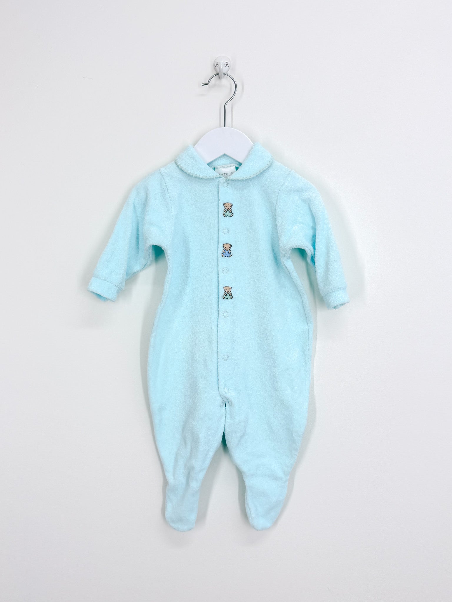 BNWOT Vintage Carters terry sleeper onesie '90s (3-6m)