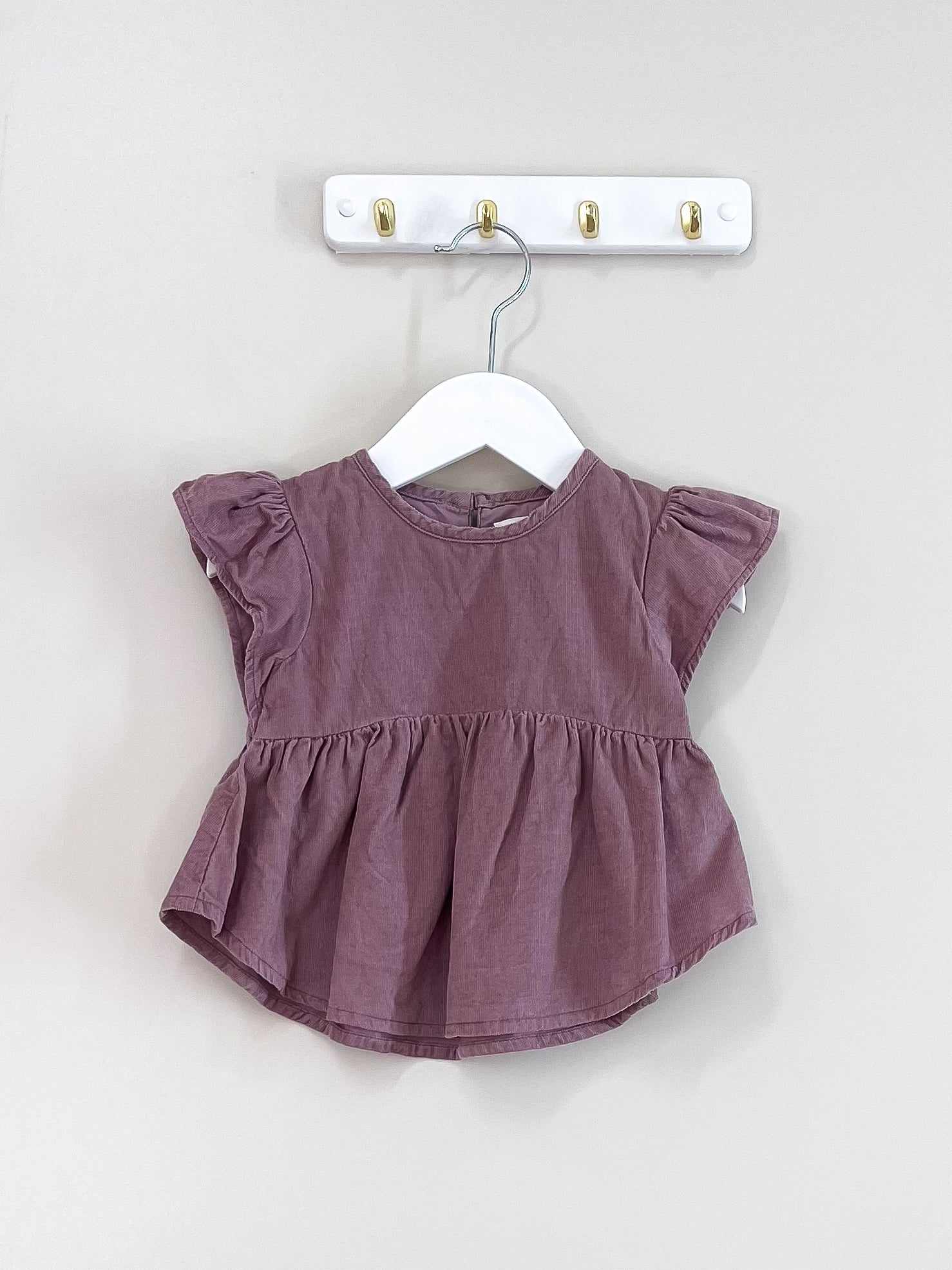 Jamie Kay organic pincord willow top (6-12m)