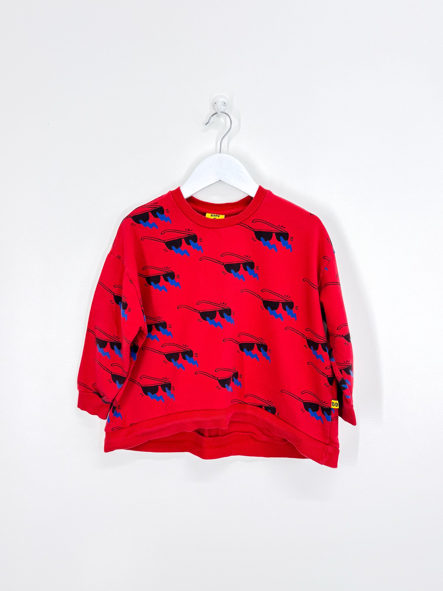 Band Of Boys lightning sunnies repeat oversize crew sweatshirt (4y)