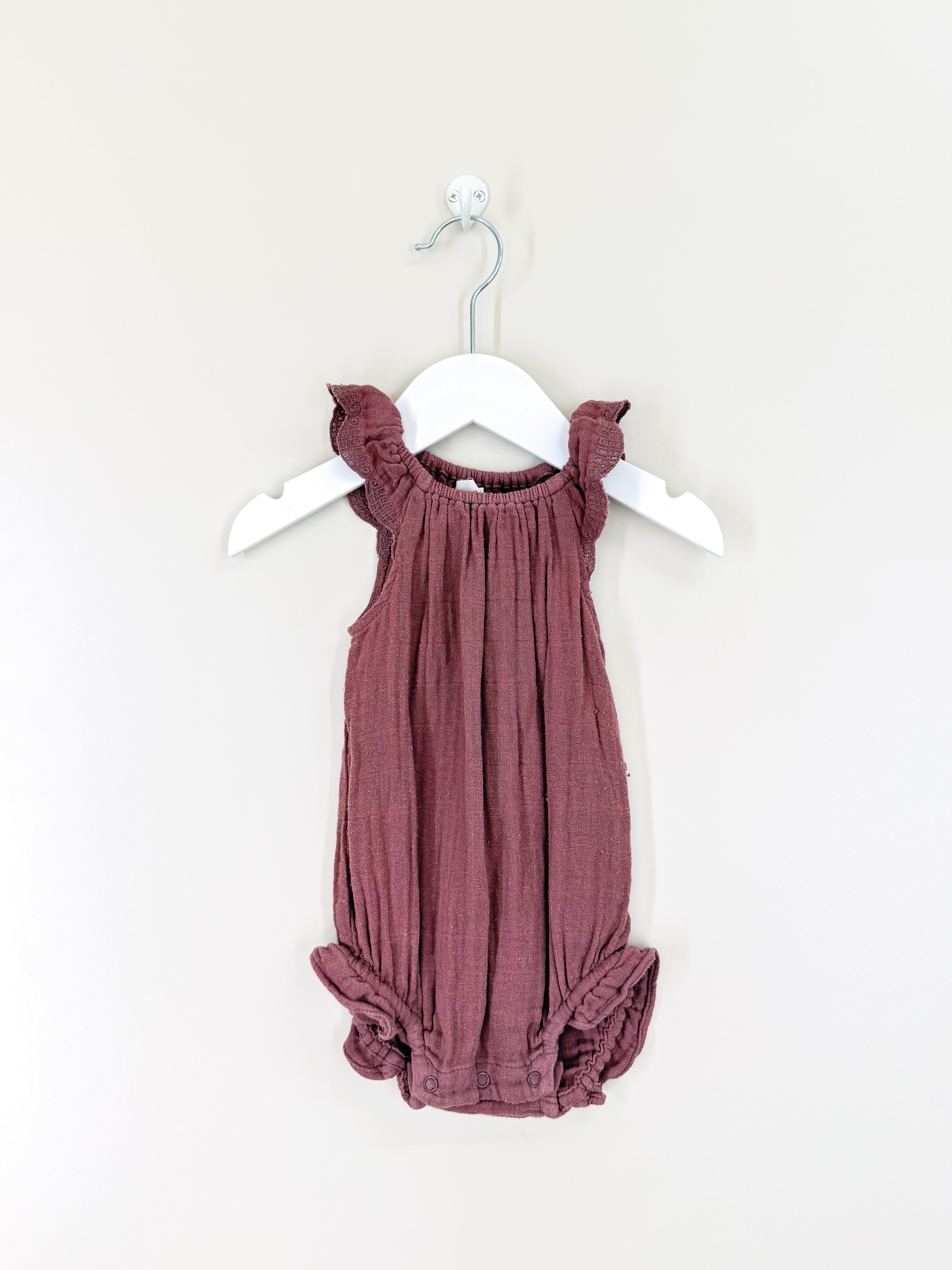 Jamie Kay OG organic muslin lace playsuit (1y)