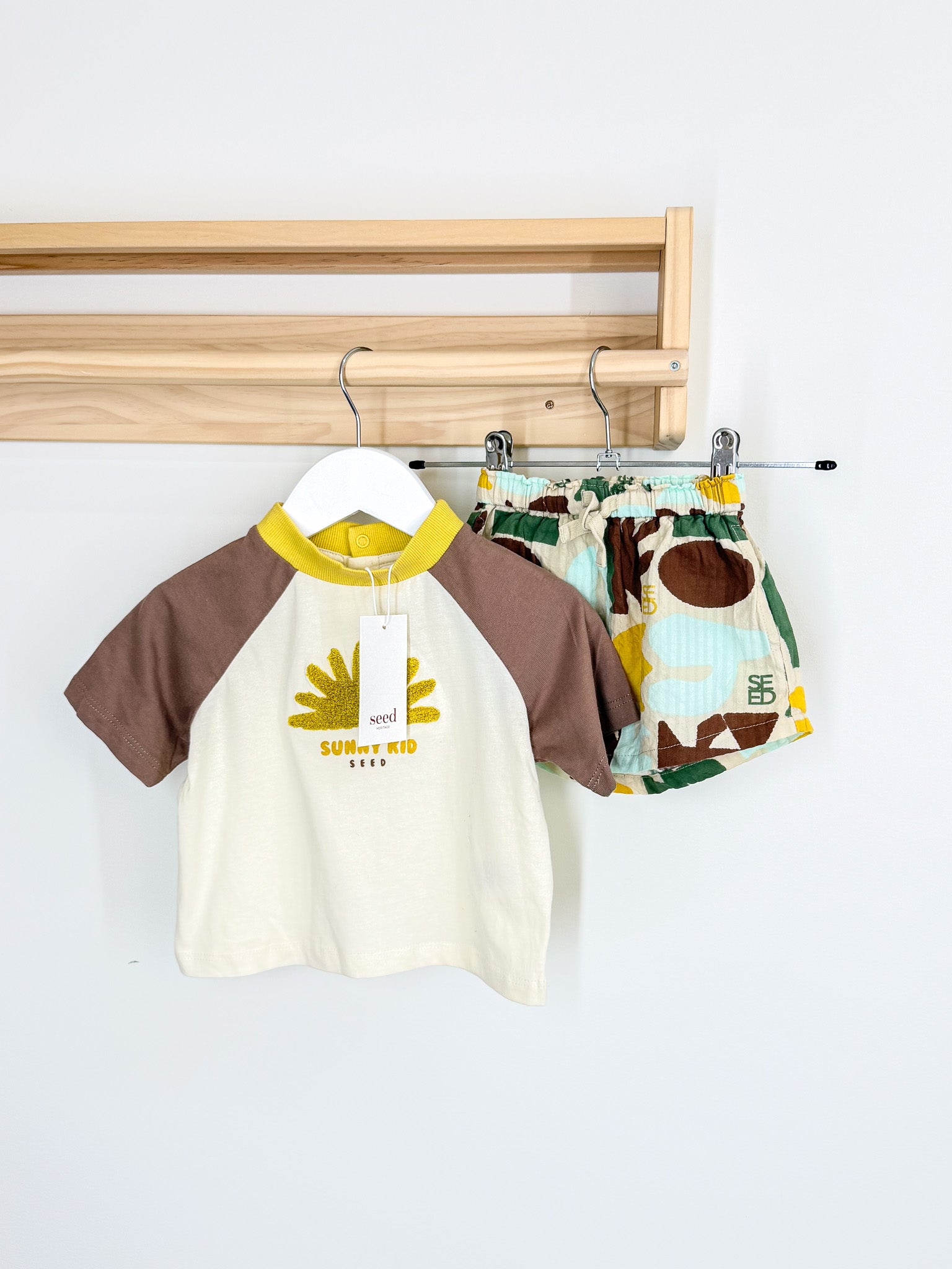 BNWT Seed sunny kid set (3-6m)