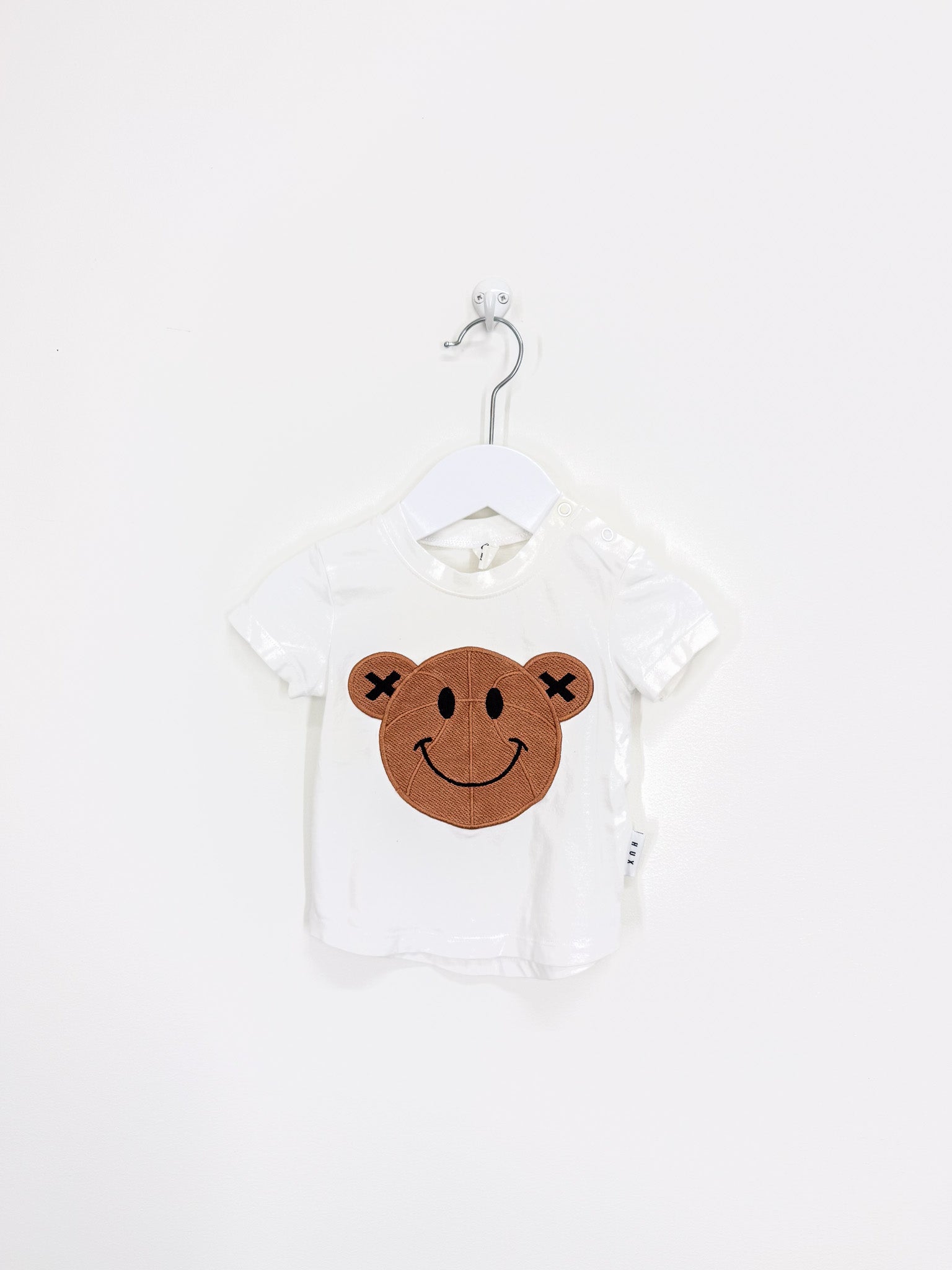 Hux organic b-ball bear tee (3-6m)