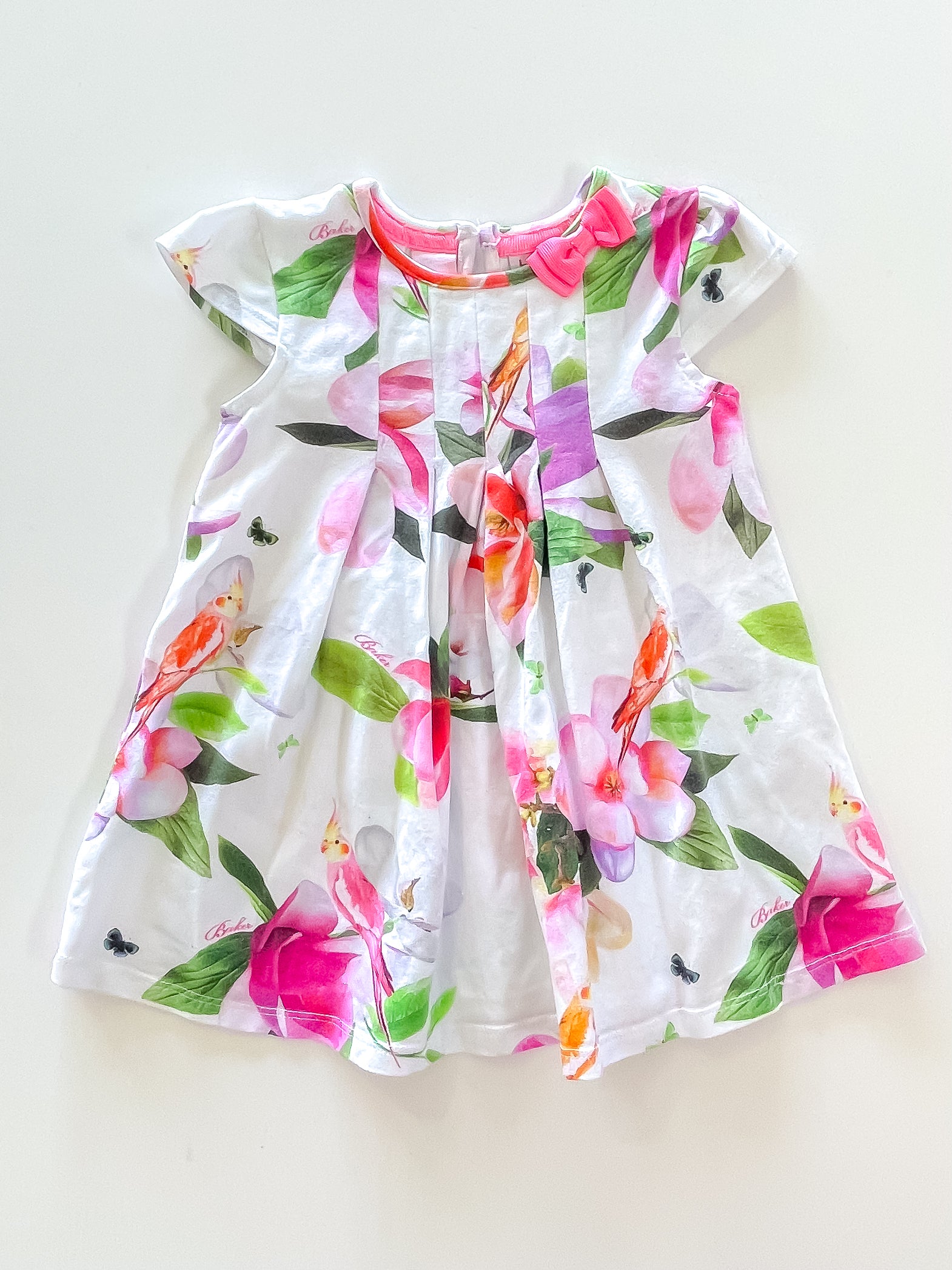 Ted Baker floral dress (9-12m)