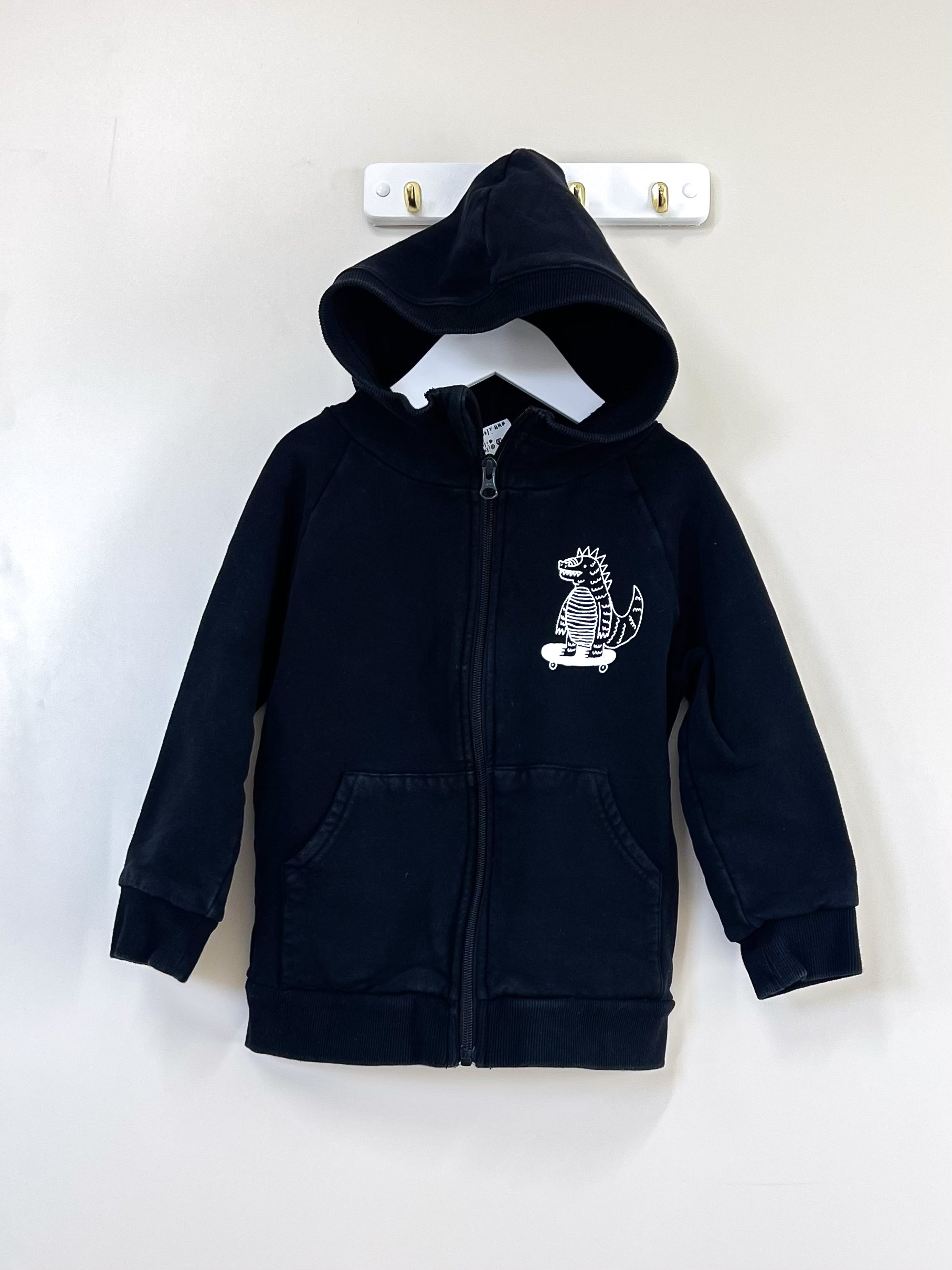 Minit wild one furry zip hoodie (5y)