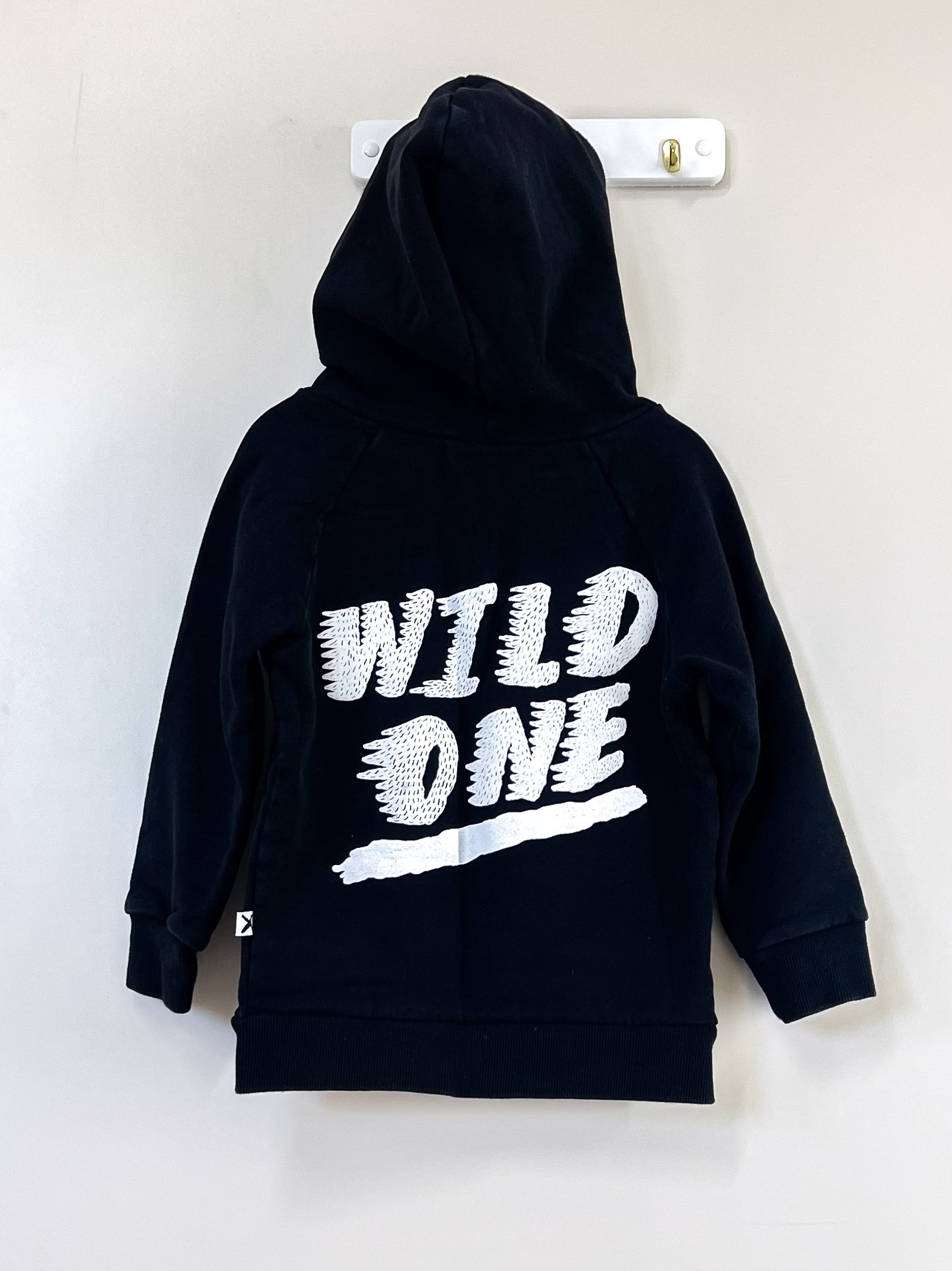 Minit wild one furry zip hoodie (5y)