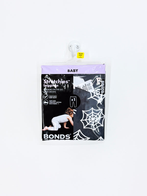 BNWT Bonds leggings - spiders (18-24m)