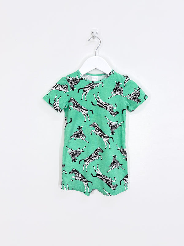 Bonds chestysuit - zebras (18-24m)