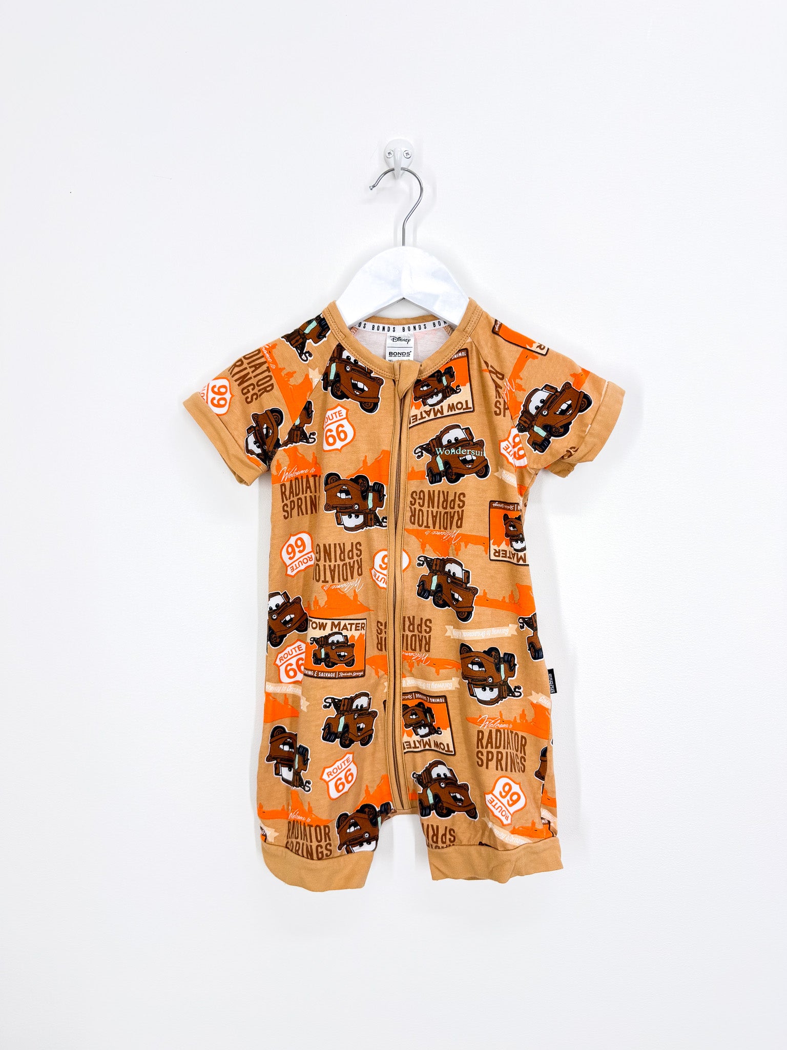Bonds x Cars wondersuit (18-24m)