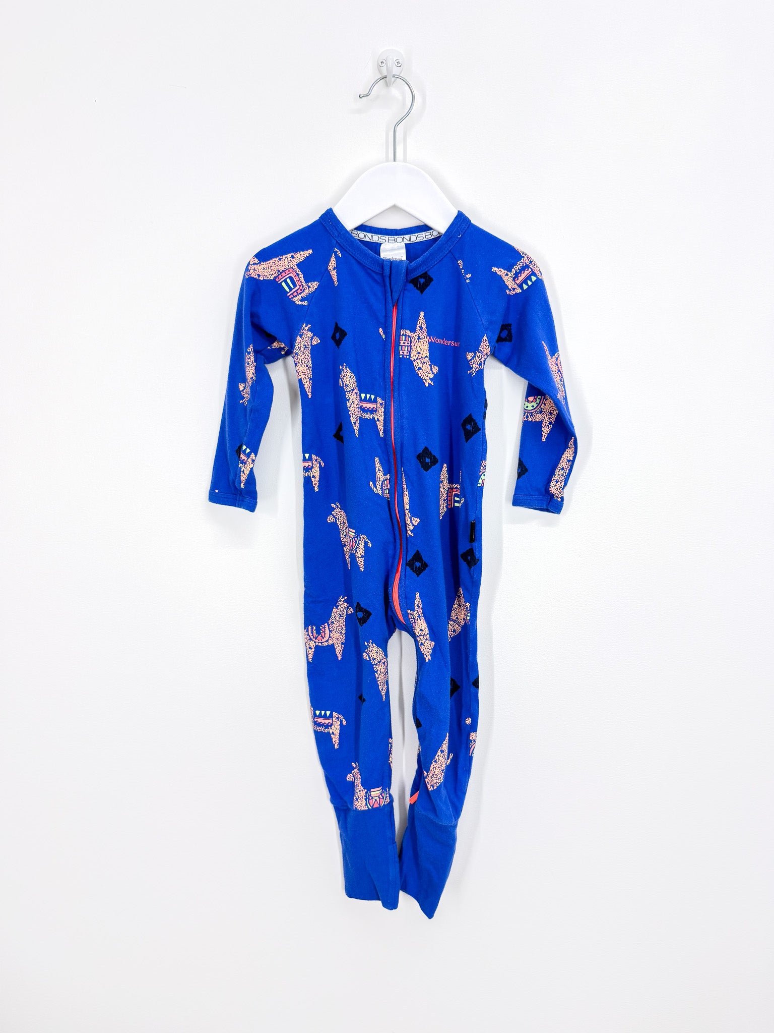 Bonds wondersuit - llamas (12-18m)