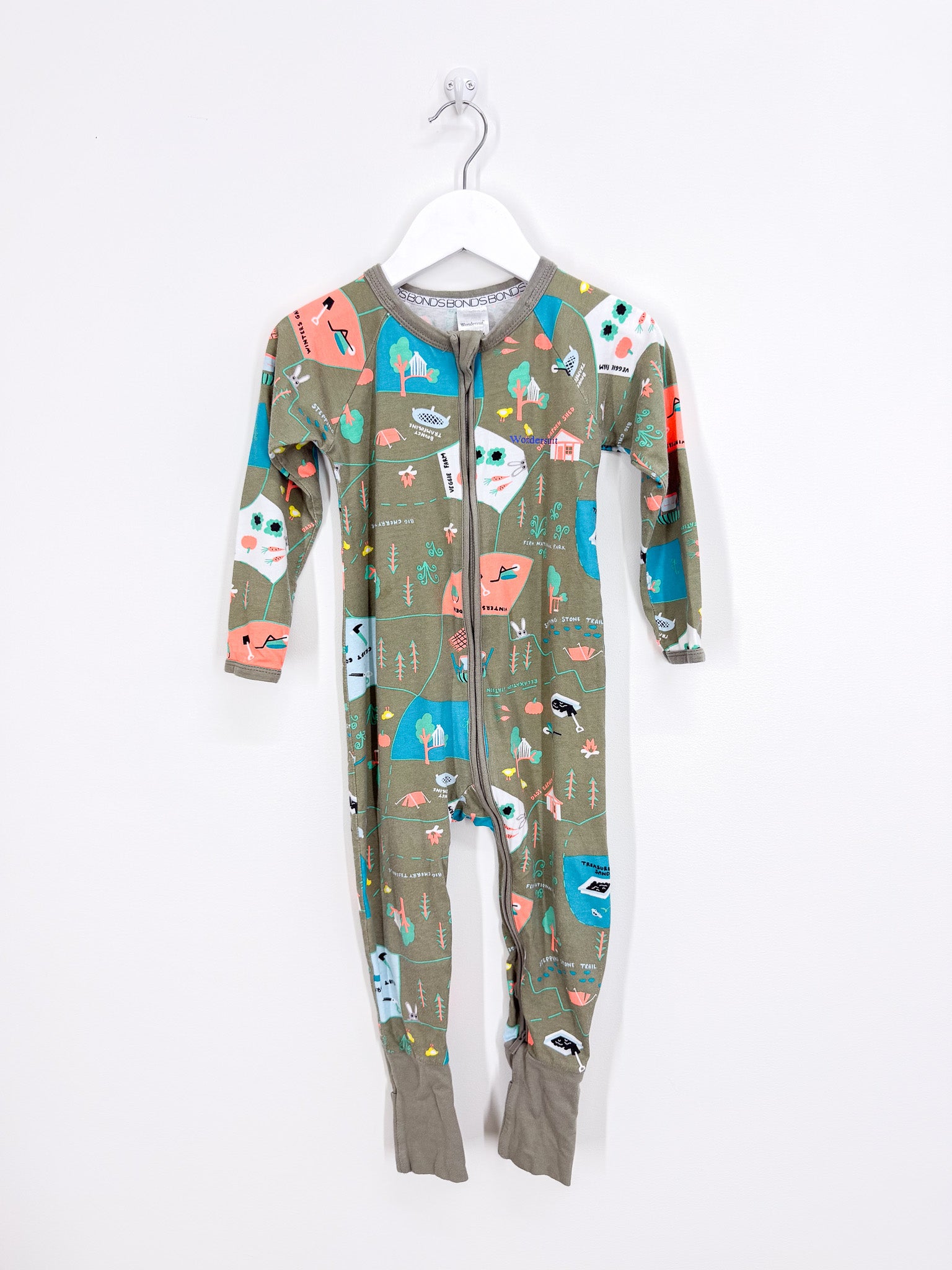 Bonds wondersuit - winter garden (18-24m)