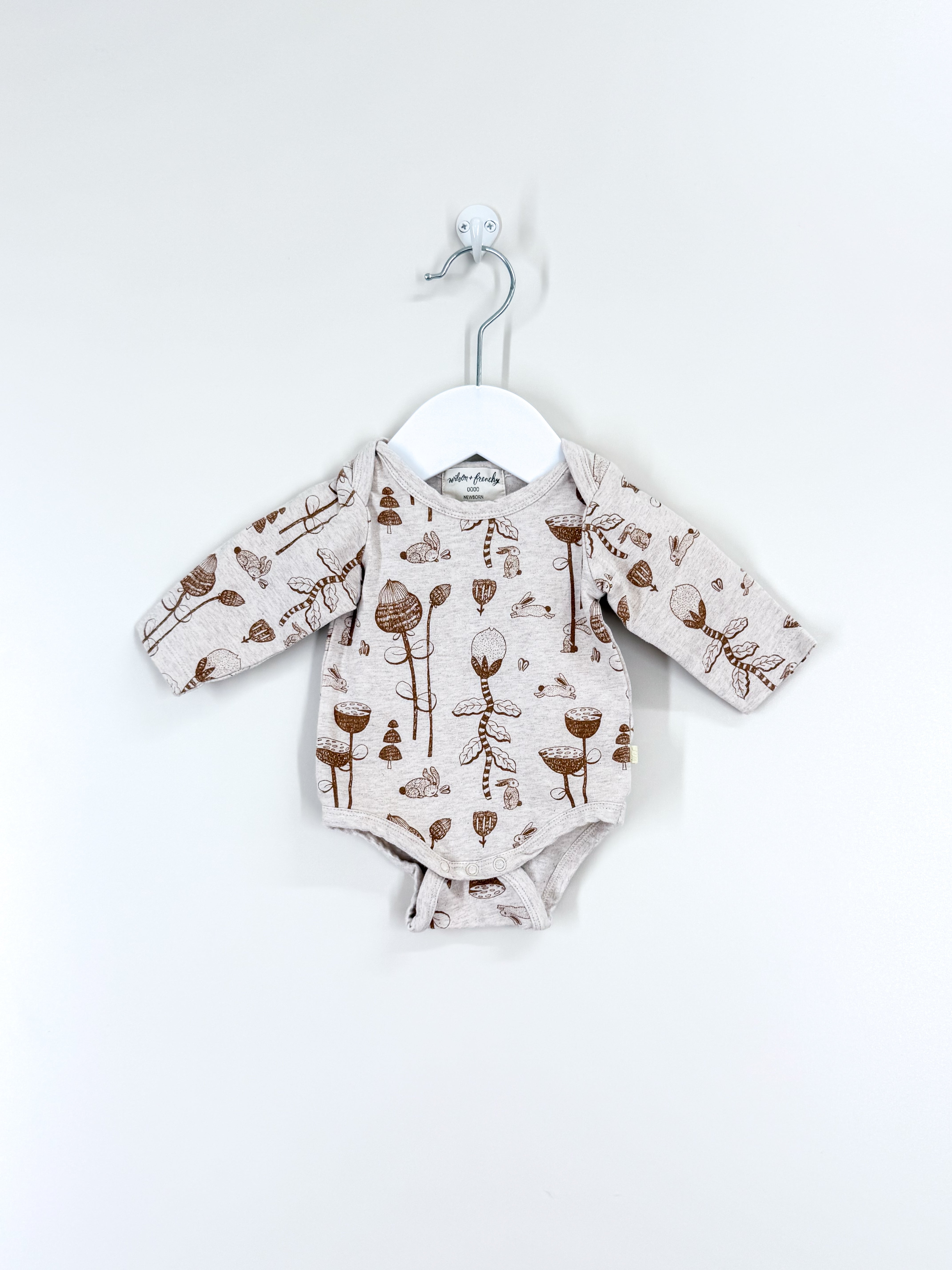 Wilson & Frenchy organic bodysuit - bunny hop (newborn)