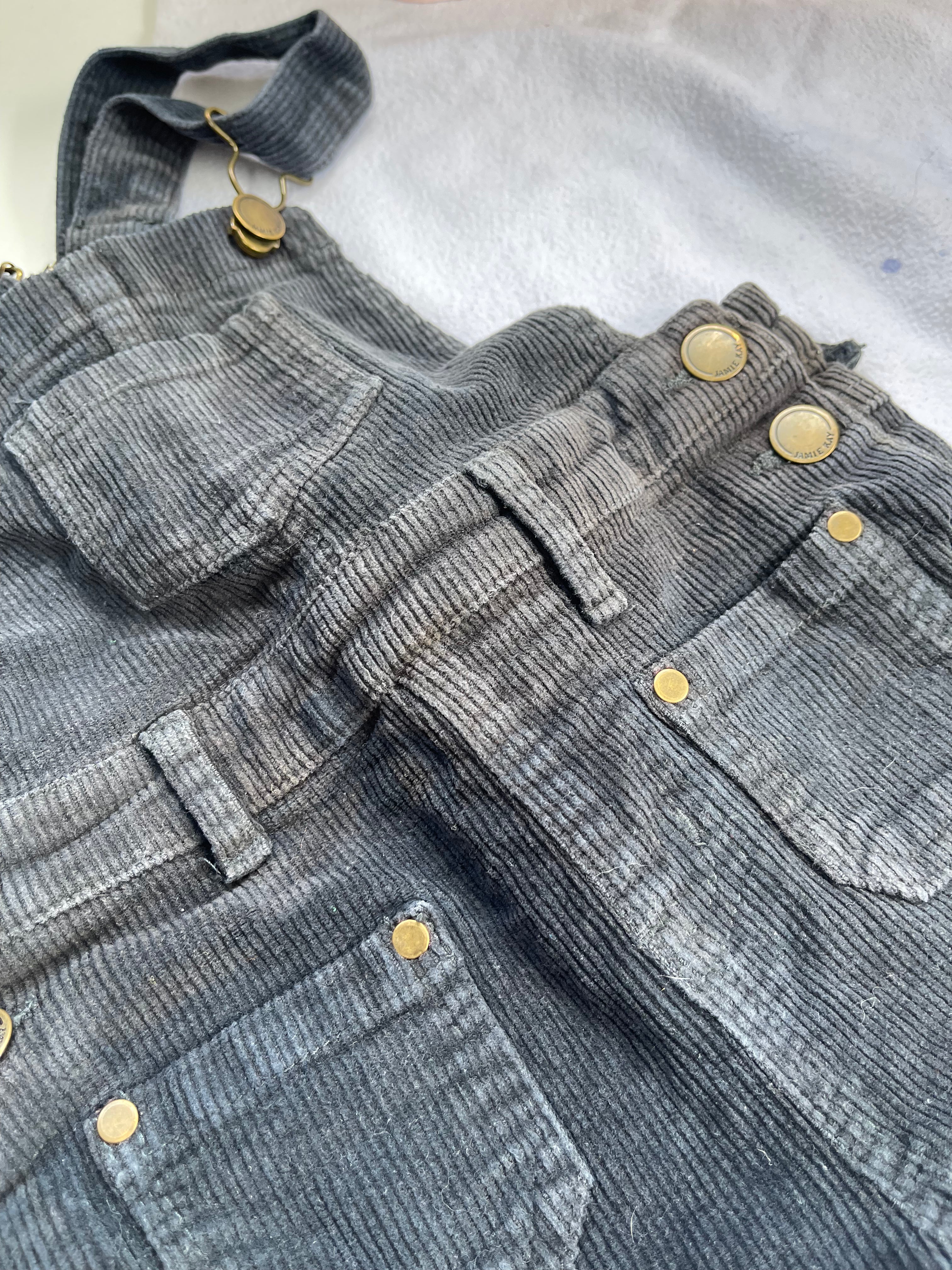 Jamie Kay chase cord shortalls (5y)