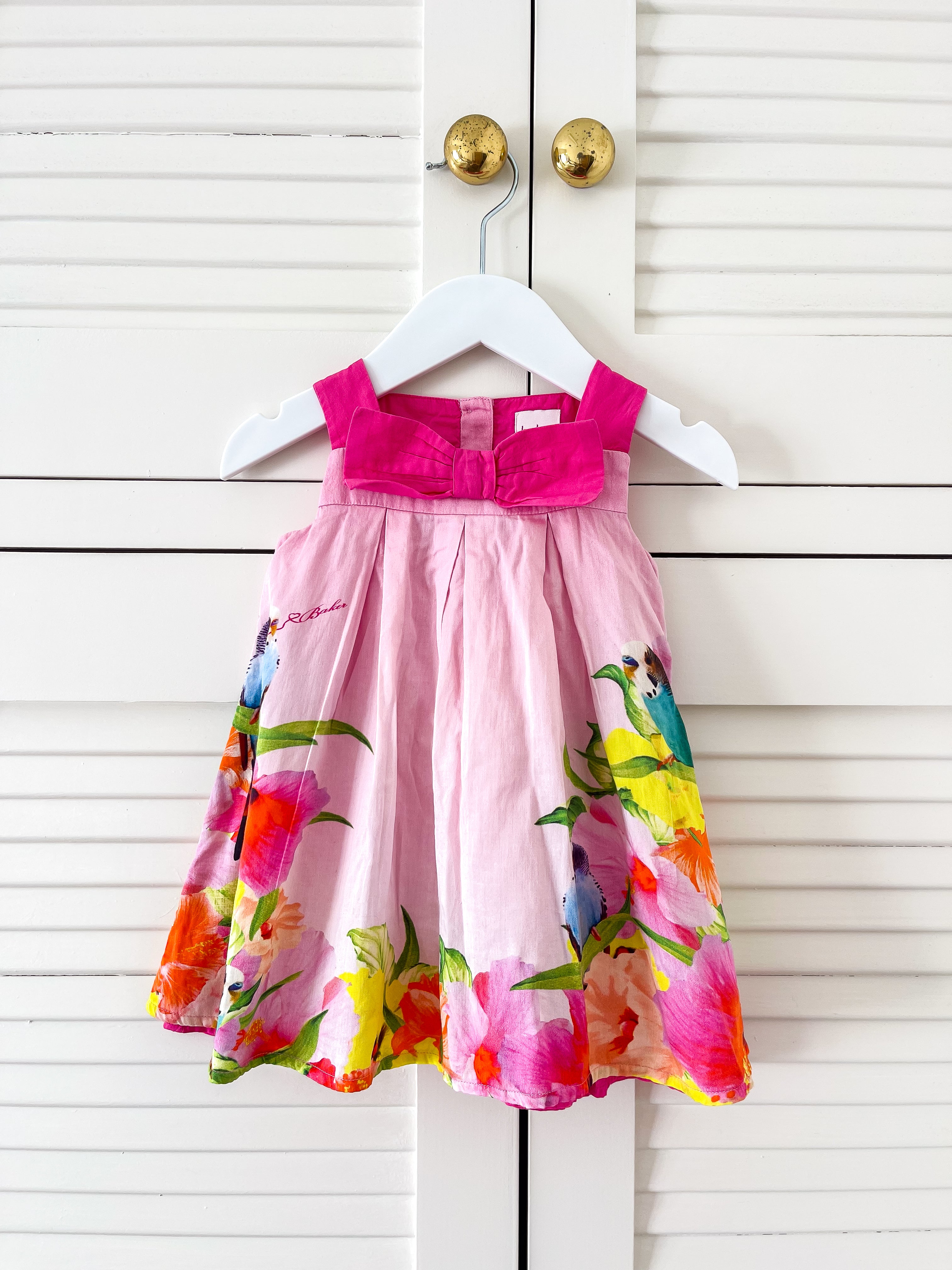 Ted Baker tropical dress (6-9m)