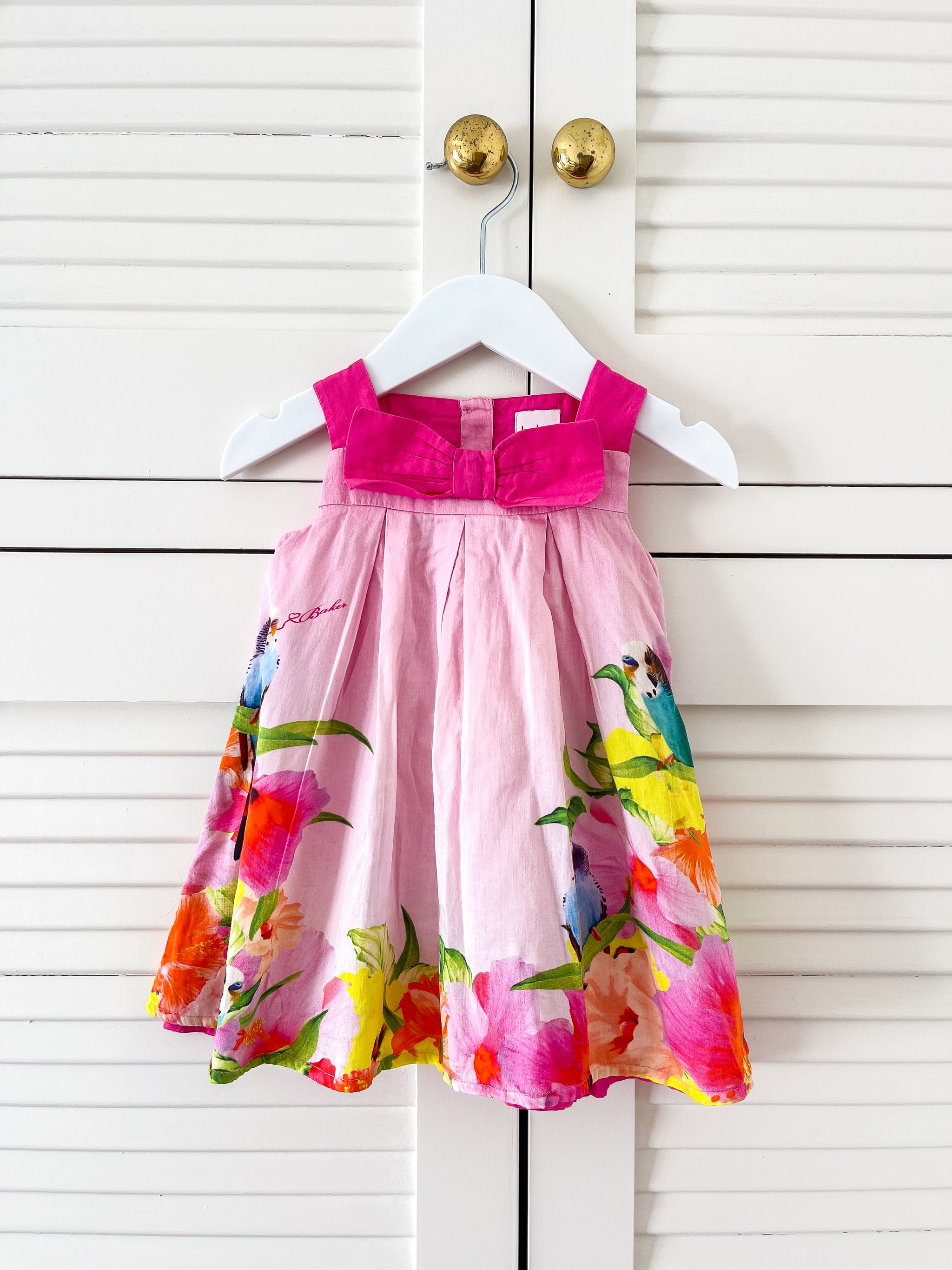 Ted Baker tropical dress (6-9m)