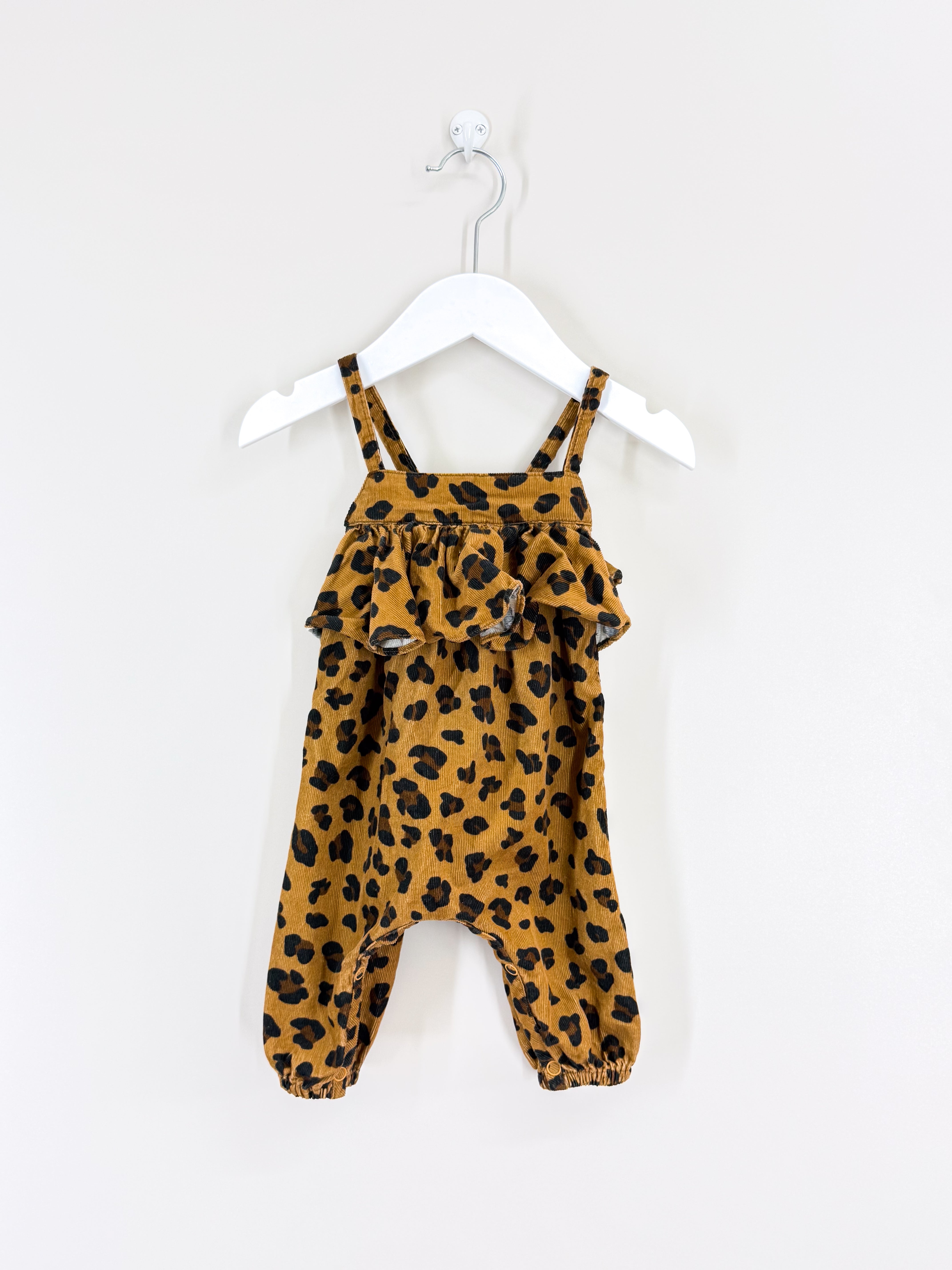 Country Road pincord leopard playsuit (0-3m)
