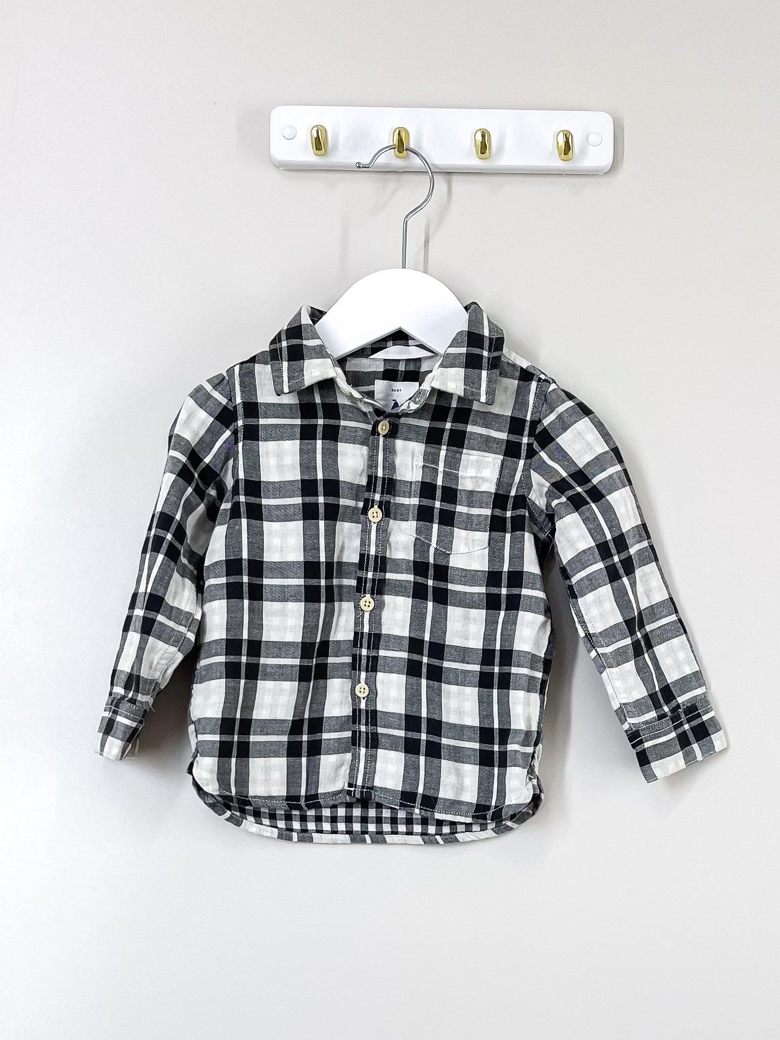Country Road plaid shirt (6-12m)