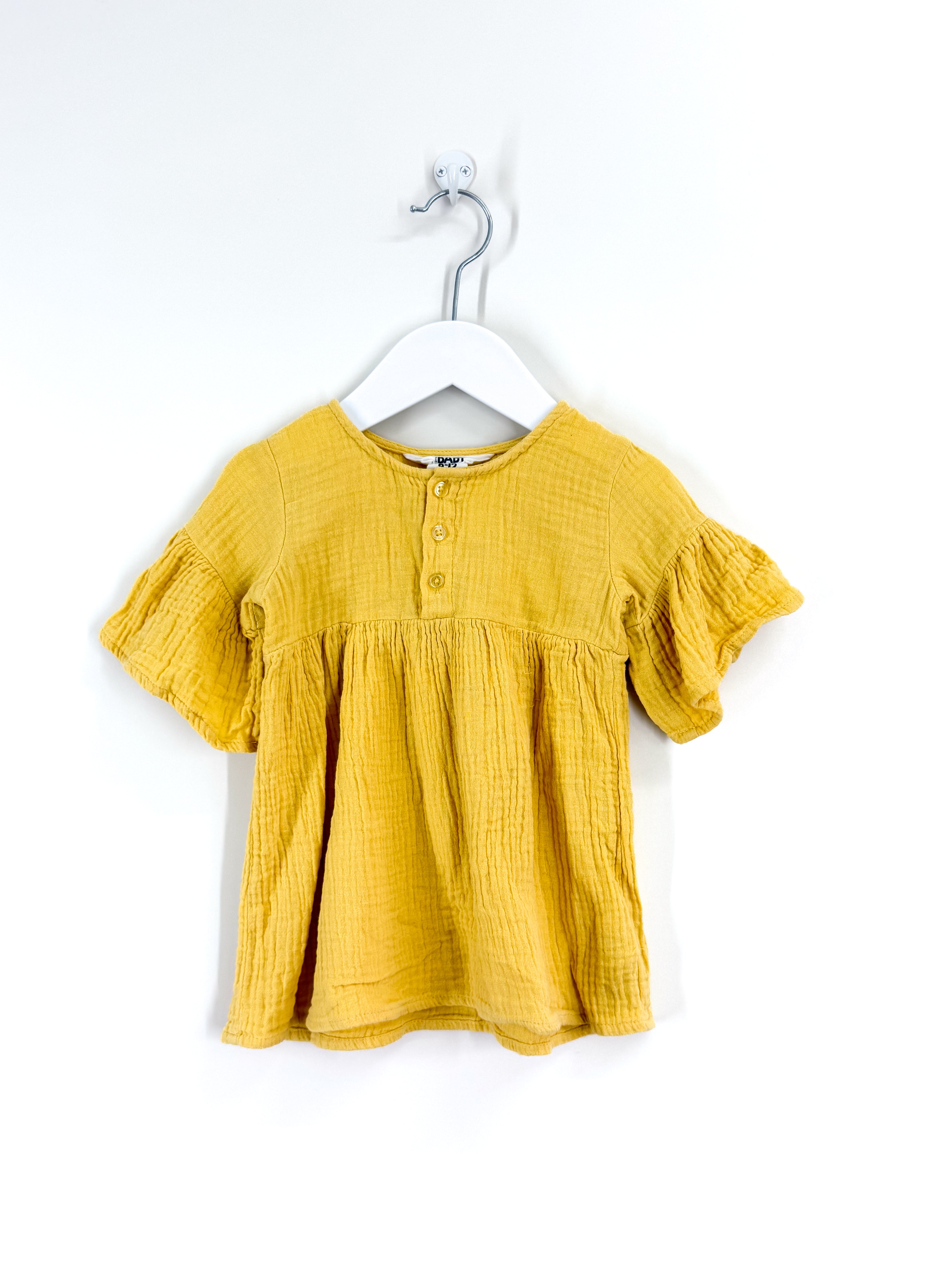 Cotton On Kids muslin flutter dress (6-12m)