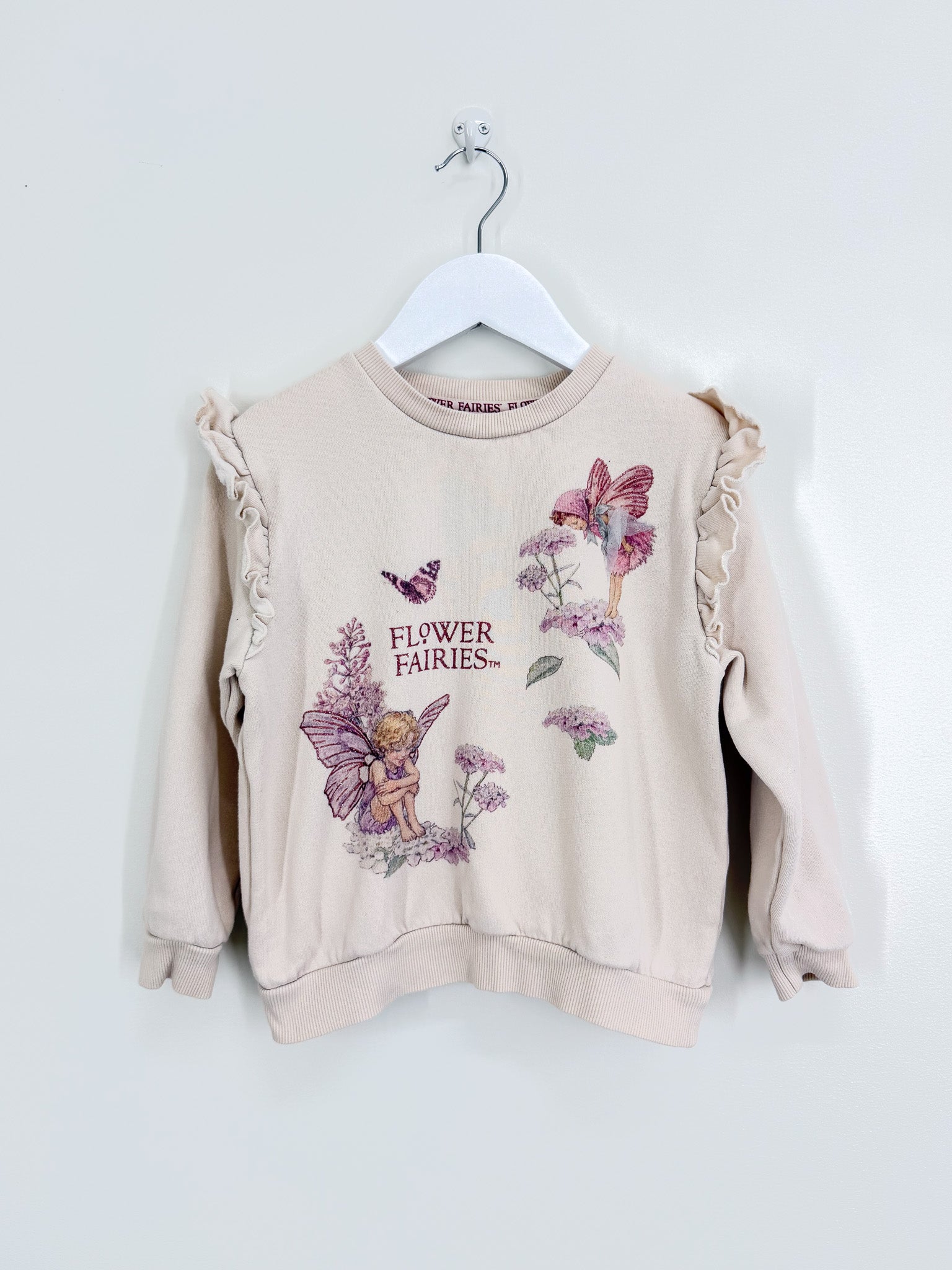 Flower Fairies frill sweatshirt (6-7y)