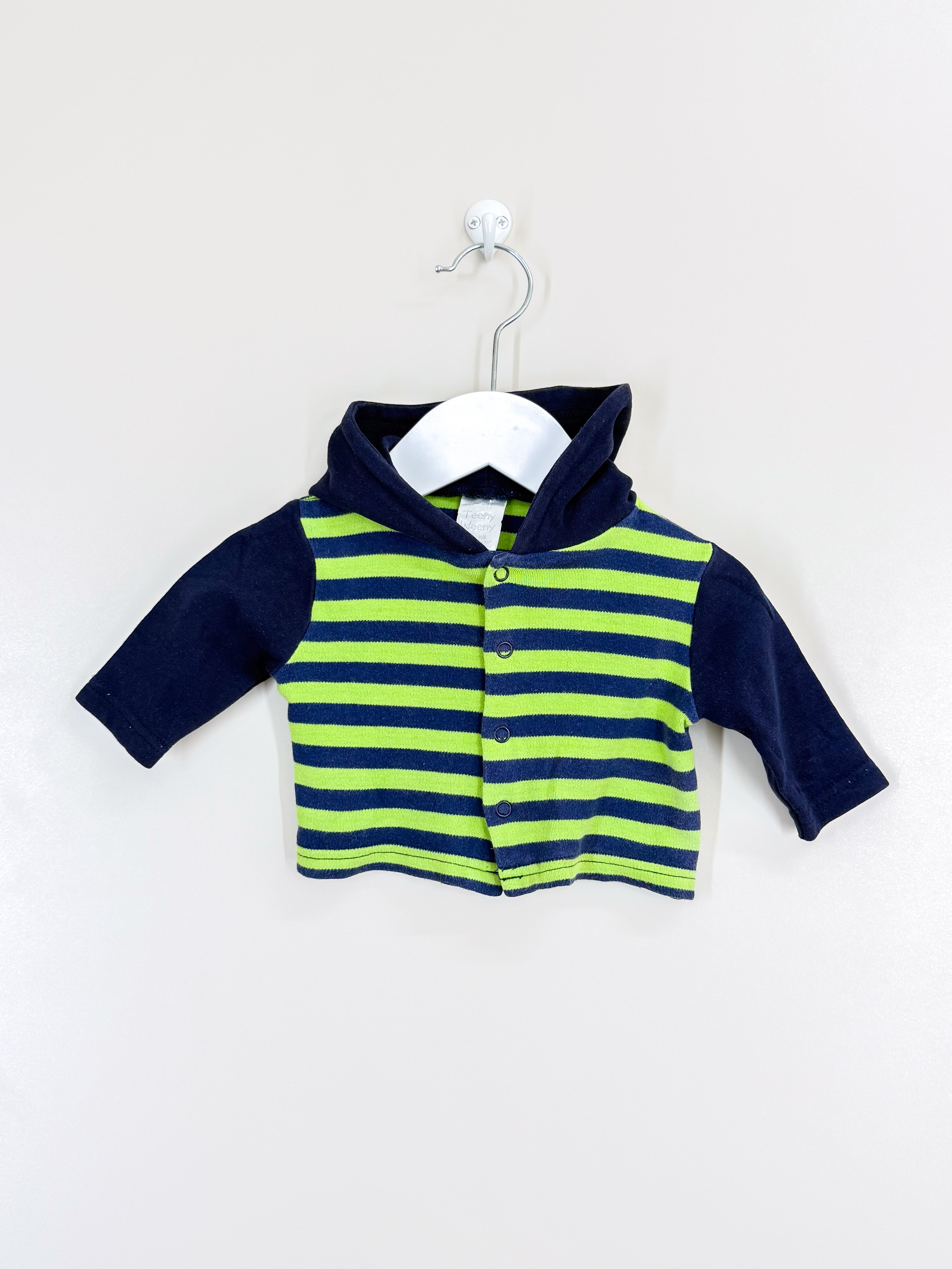 Teeny Weeny striped button onesie (newborn)
