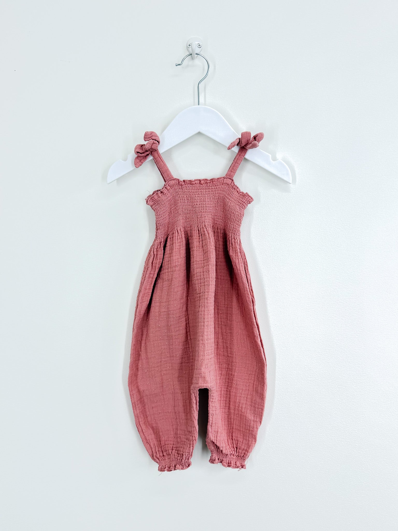 Rylee + Cru sawyer jumpsuit (6-12m)