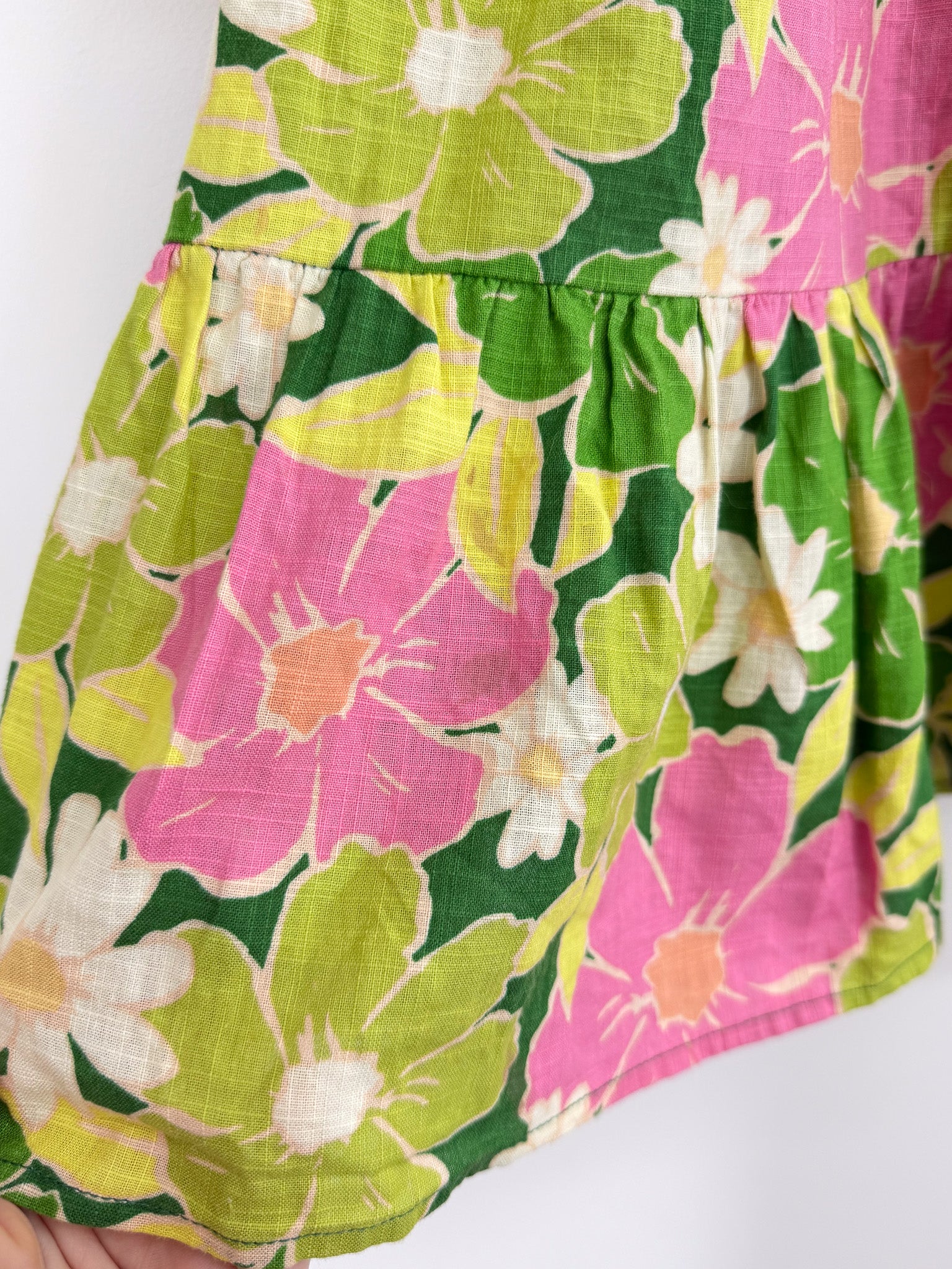 Little Princess Highway organic flutter dress (2y)
