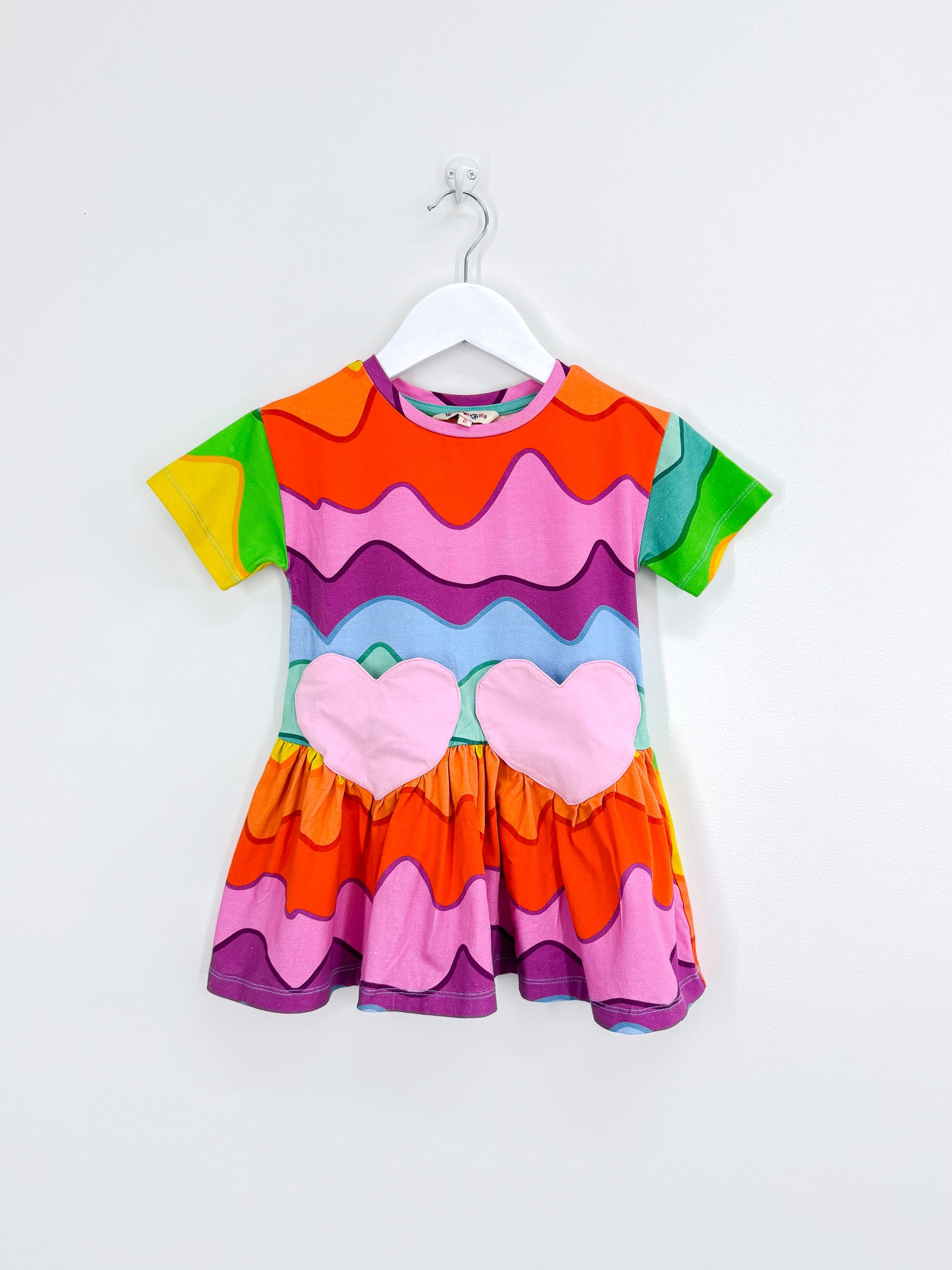 Dangerkids heart pocket dress (2y)