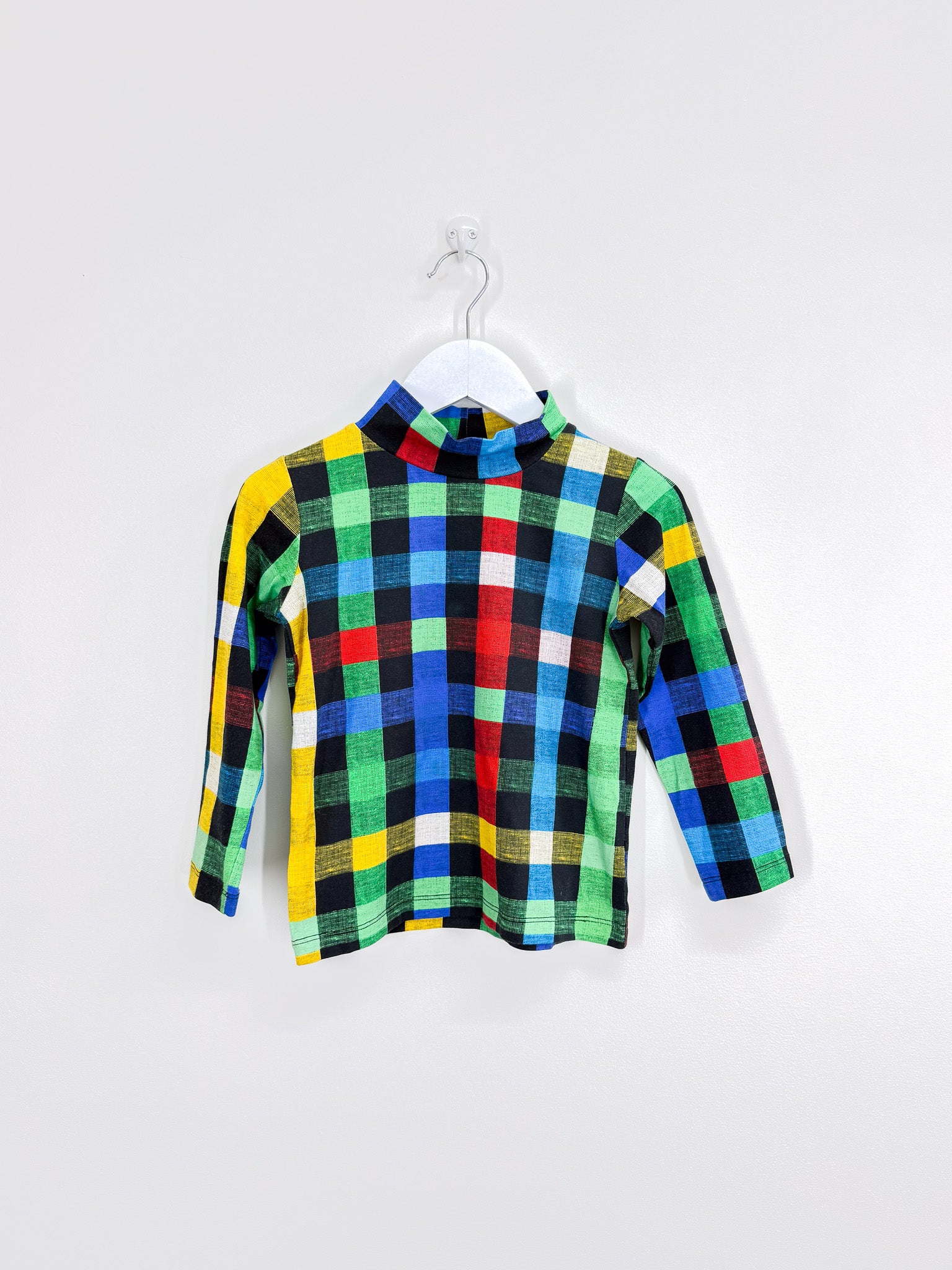 Gorman organic check long sleeve top (3-4y)