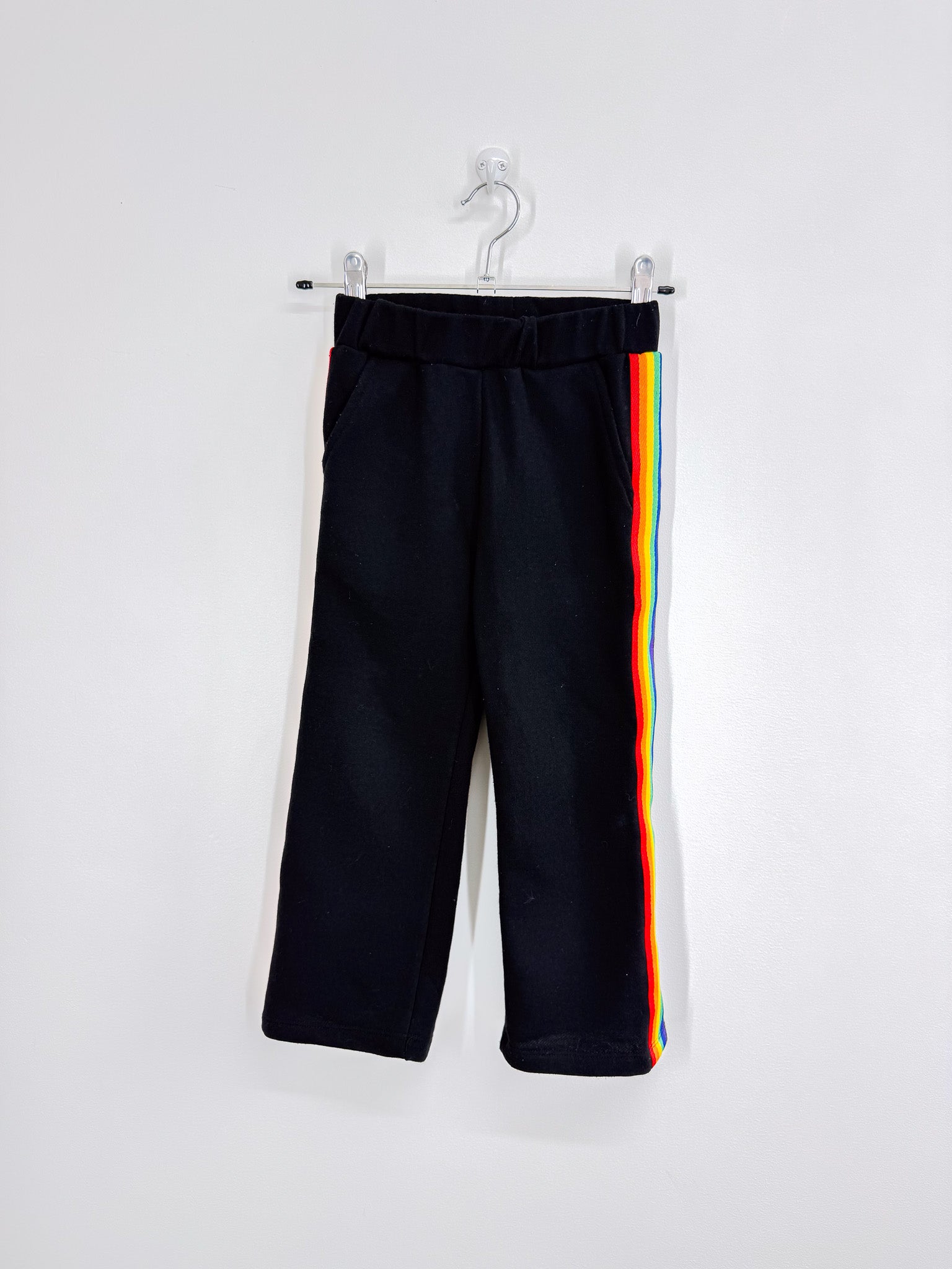 Dangerkids rainbow stripe track pants (5y)