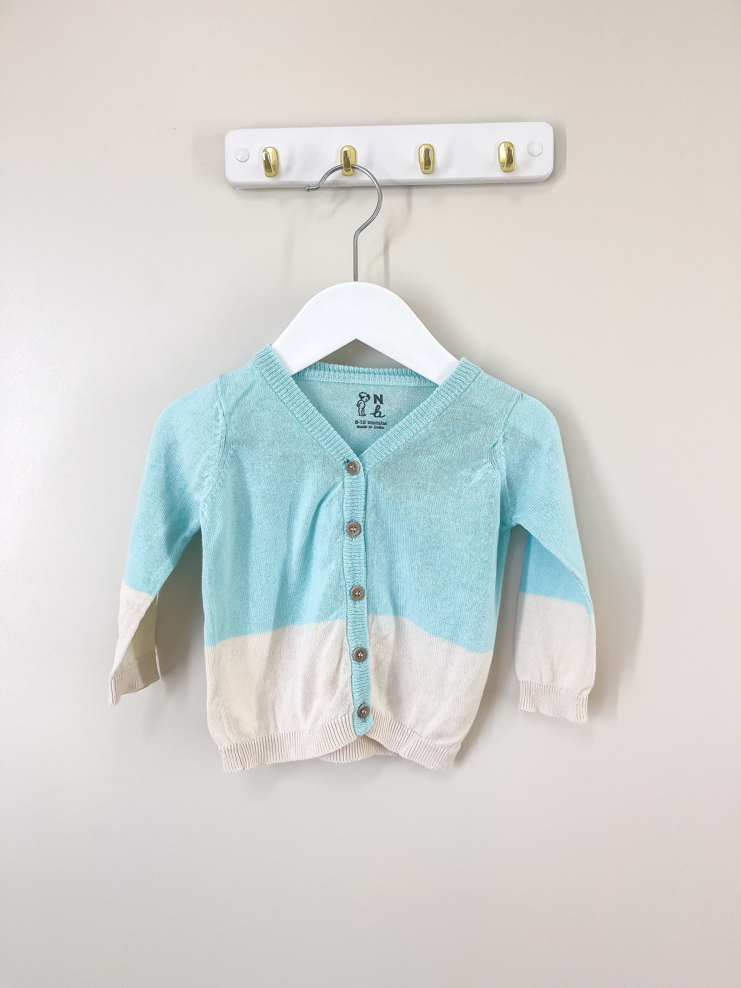 Nature Baby organic lightweight cardigan (6-12m)