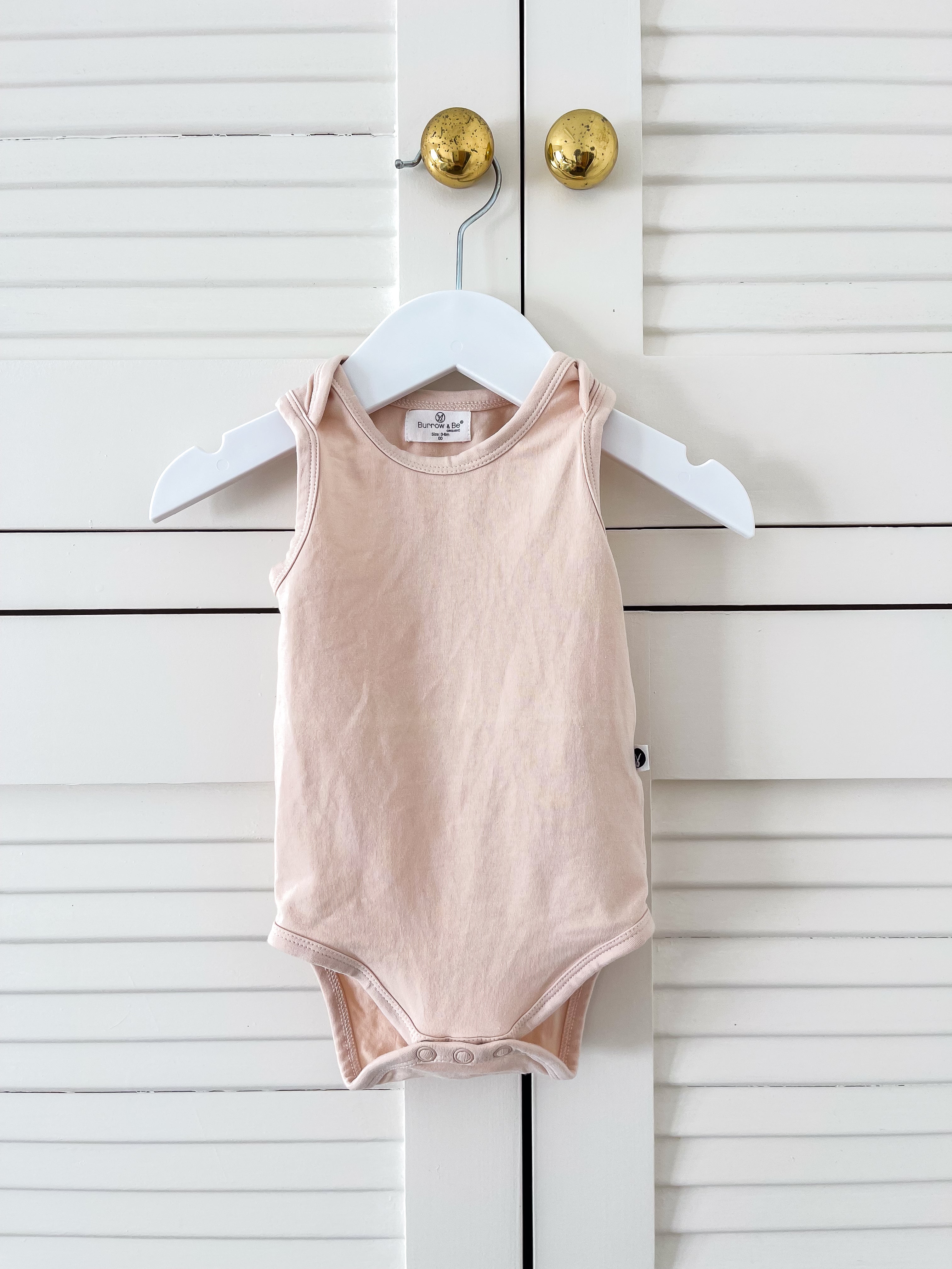 Burrow & Be organic singletsuit (3-6m)