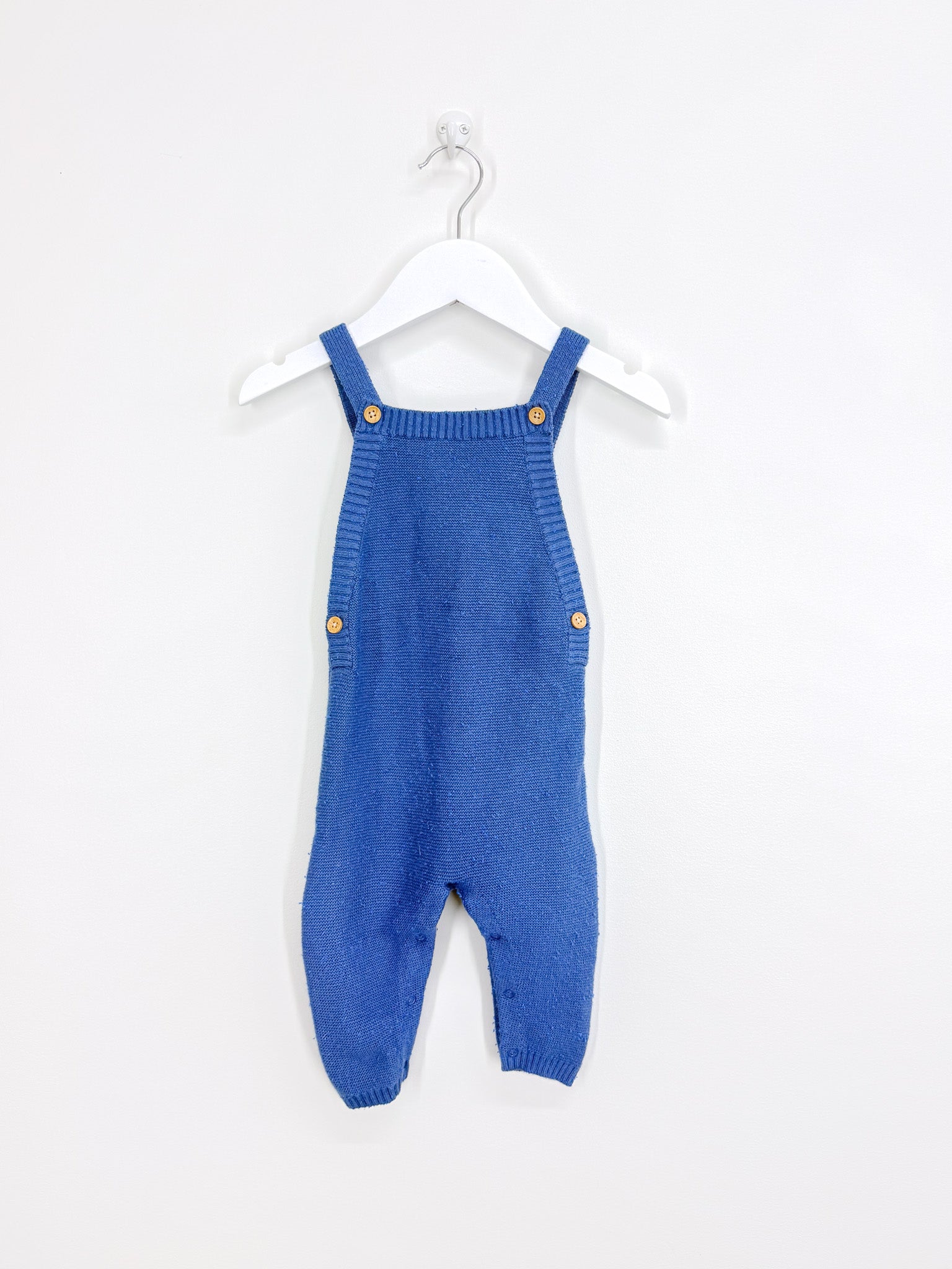 Wilson & Frenchy knit overalls (3-6m)