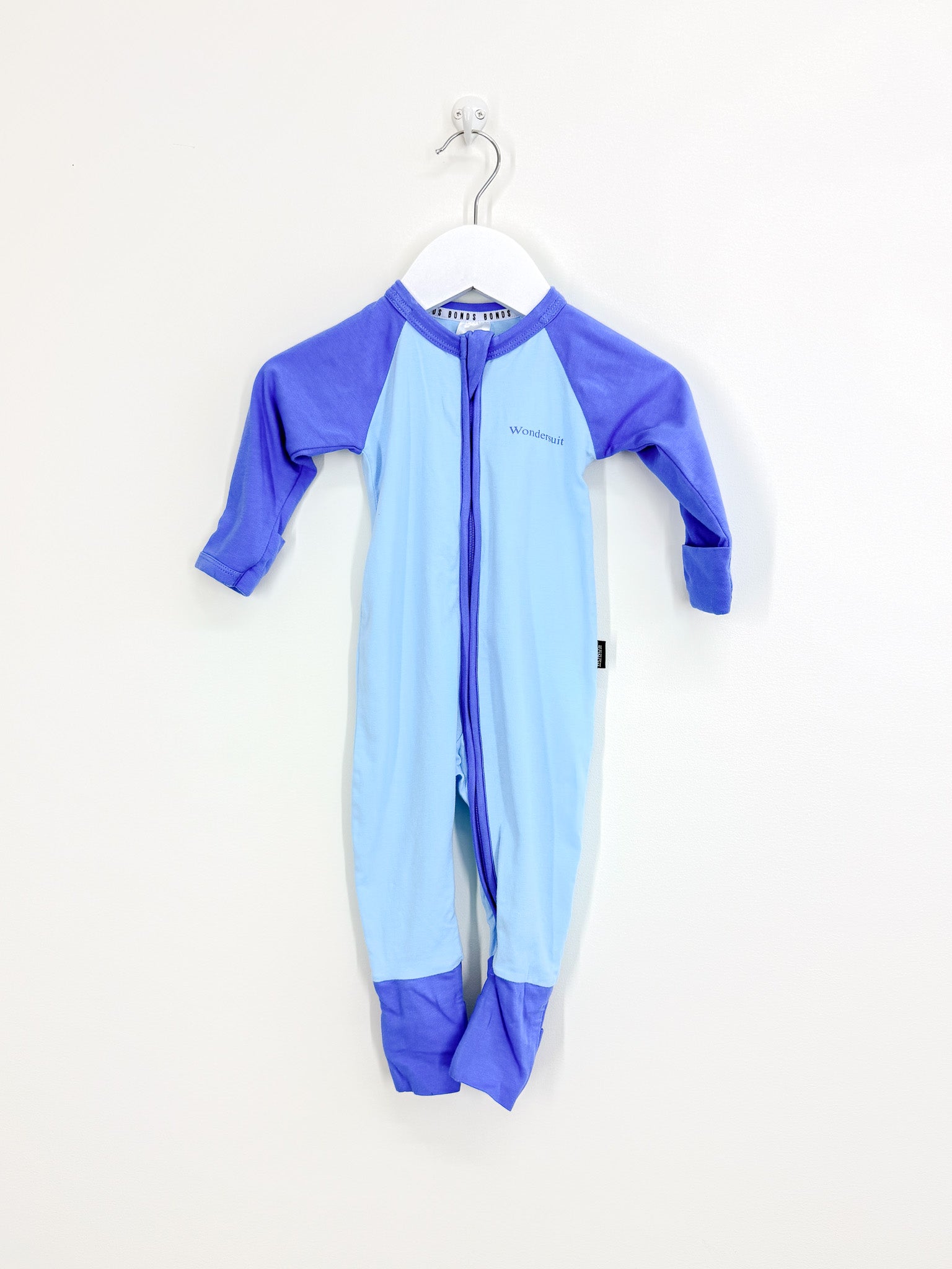 Bonds wondersuit - blue (newborn)