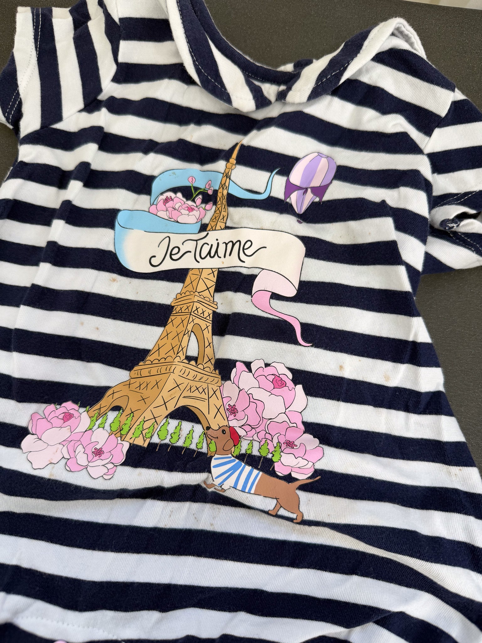 Peter Alexander paris romper (3-6m) - SECONDS