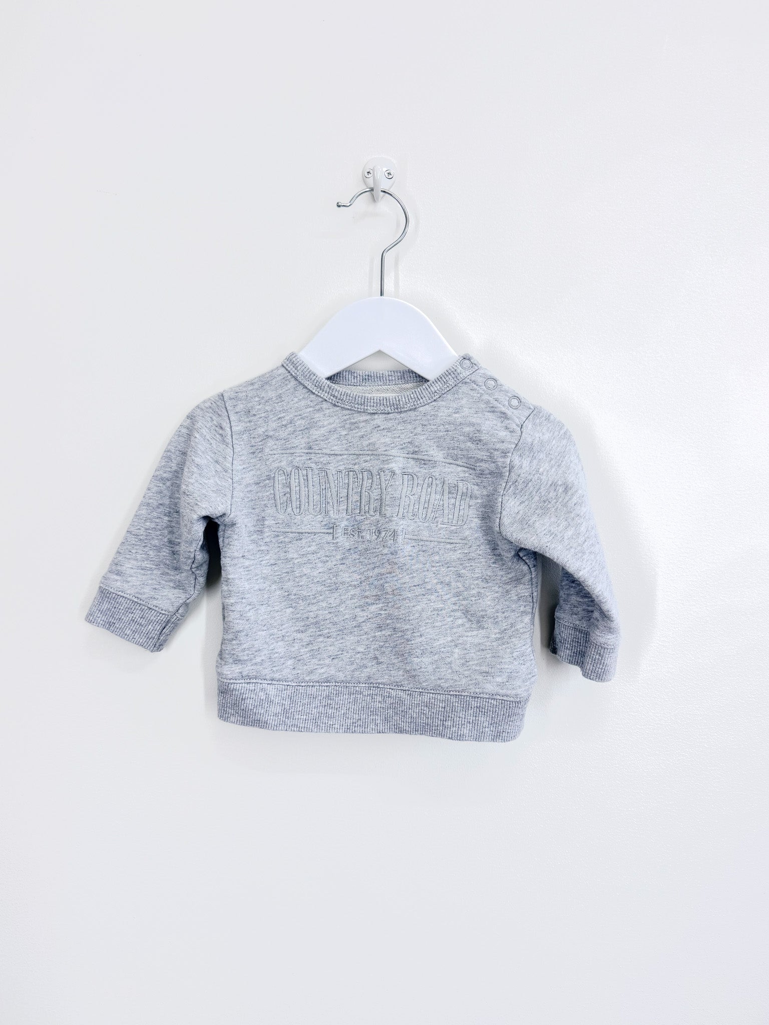 Country Road heritage crew sweatshirt (3-6m)