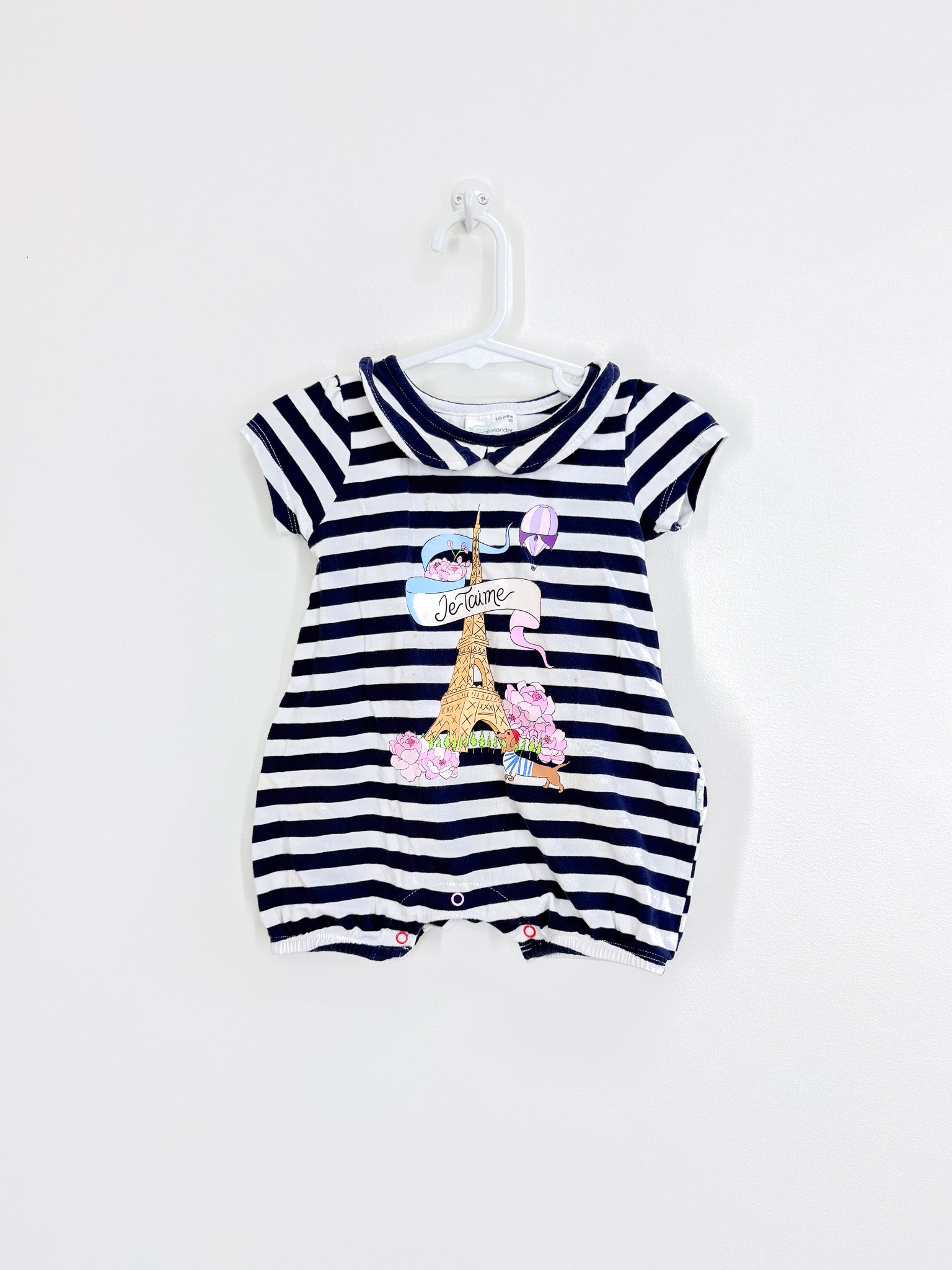 Peter Alexander paris romper (3-6m) - SECONDS