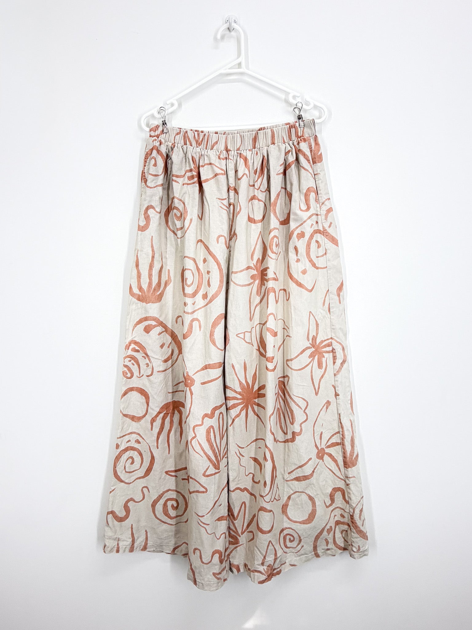 The Lullaby Club linen blend lounge pants - shoreline (12-14)